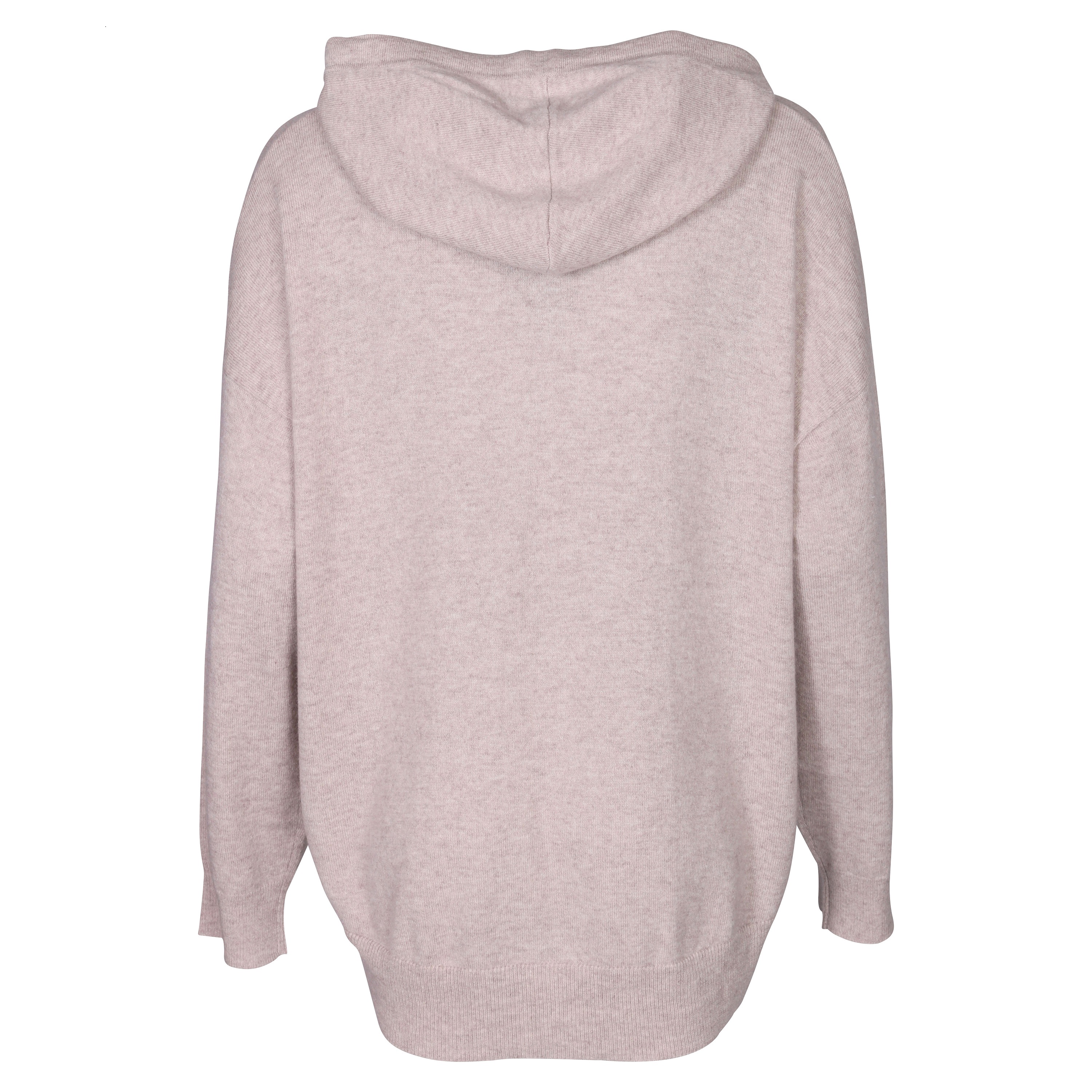 Flona Cashmere Hoodie in Heather Mocha