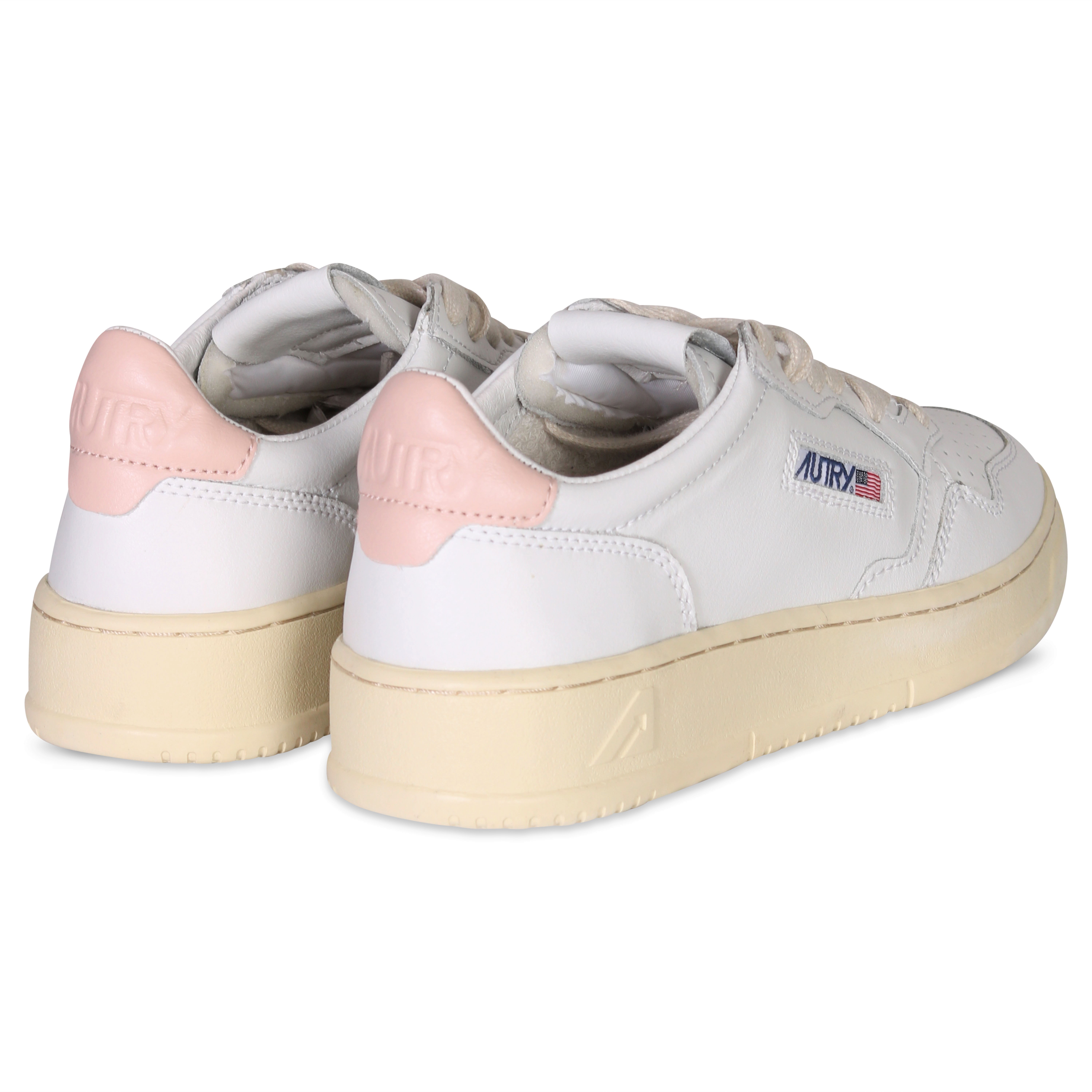 Autry Action Shoes Vintage White/Pink