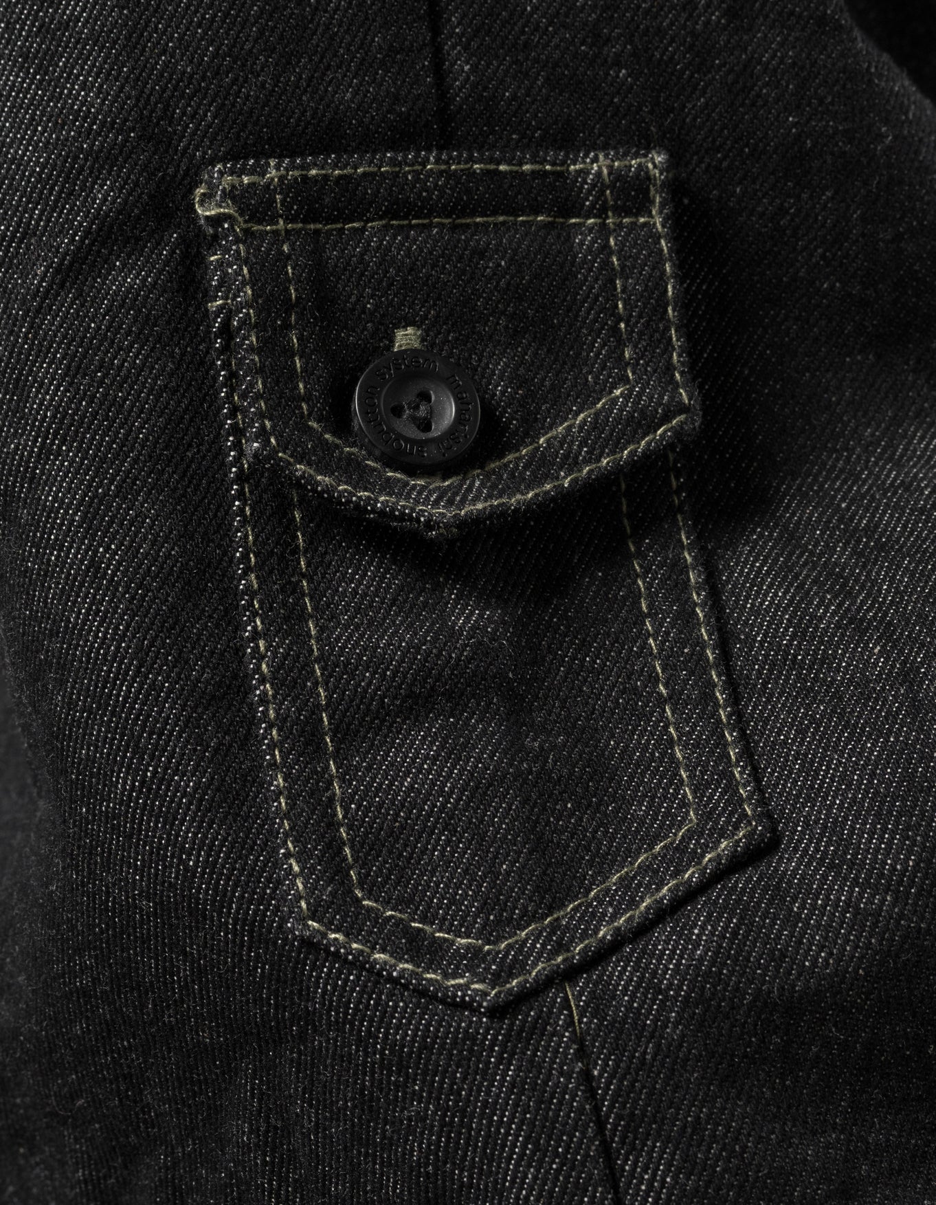 MAHARISHI 7700 Light Denim Loose Snopants® in Black