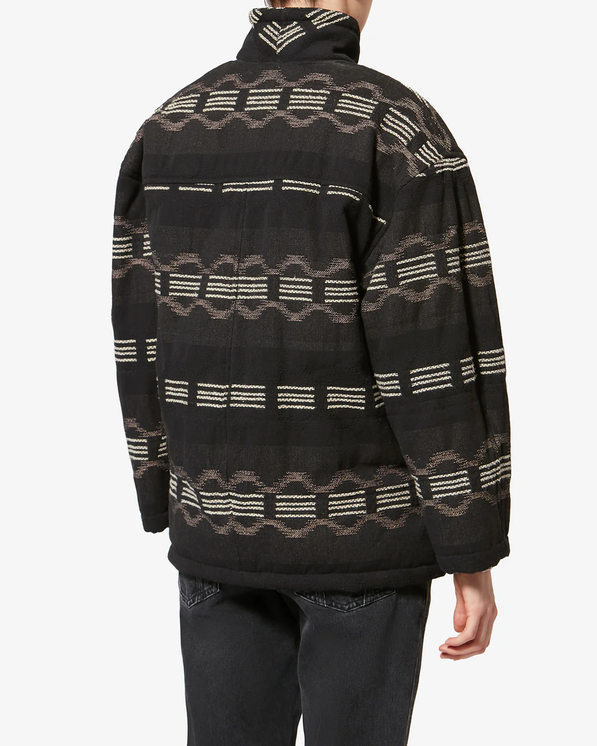 ISABEL MARANT ÉTOILE Qayla Coat in Faded Black