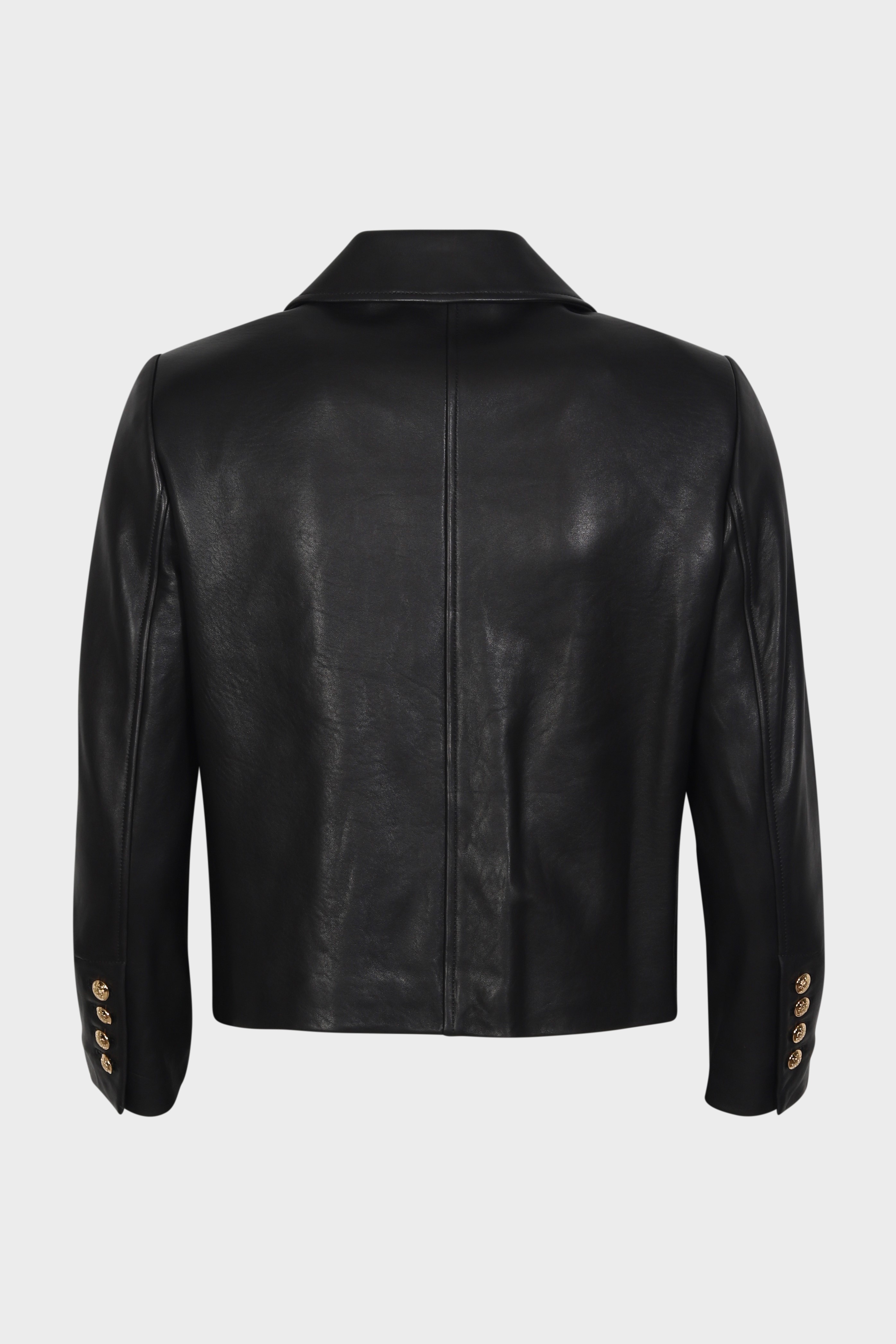 NILI LOTAN Leather Jacket in Black