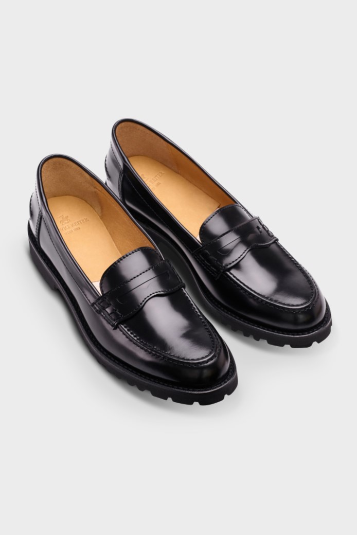 LUDWIG REITER Penny Loafer in Black