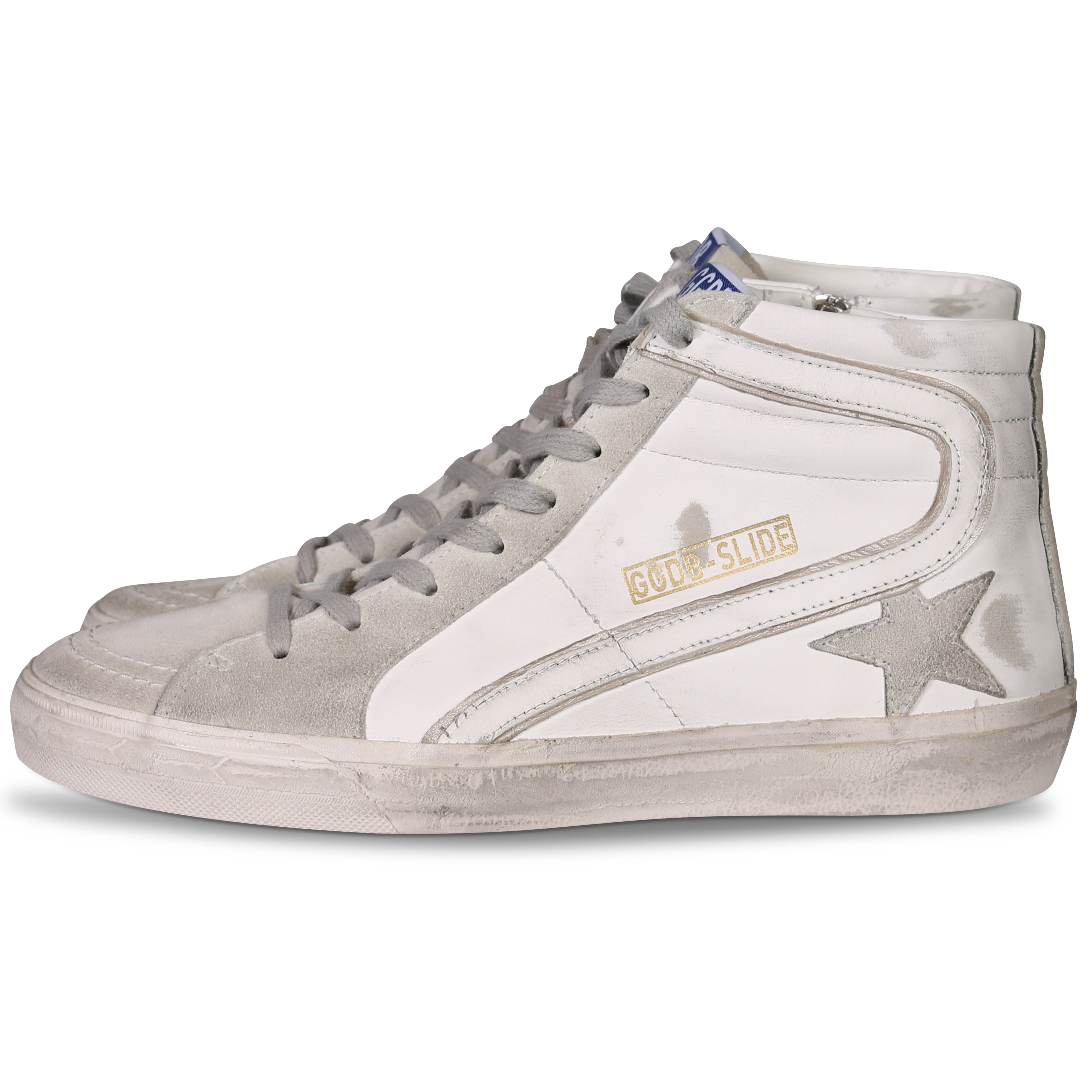 GOLDEN GOOSE Sneaker Slide White/Suede Star