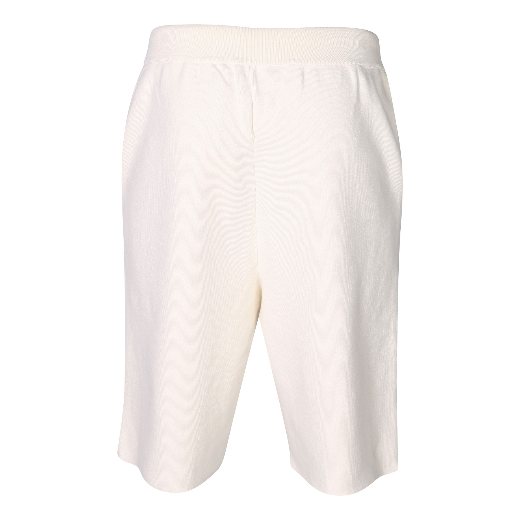 ROBERTO COLLINA Cotton Knit Shorts in Creme