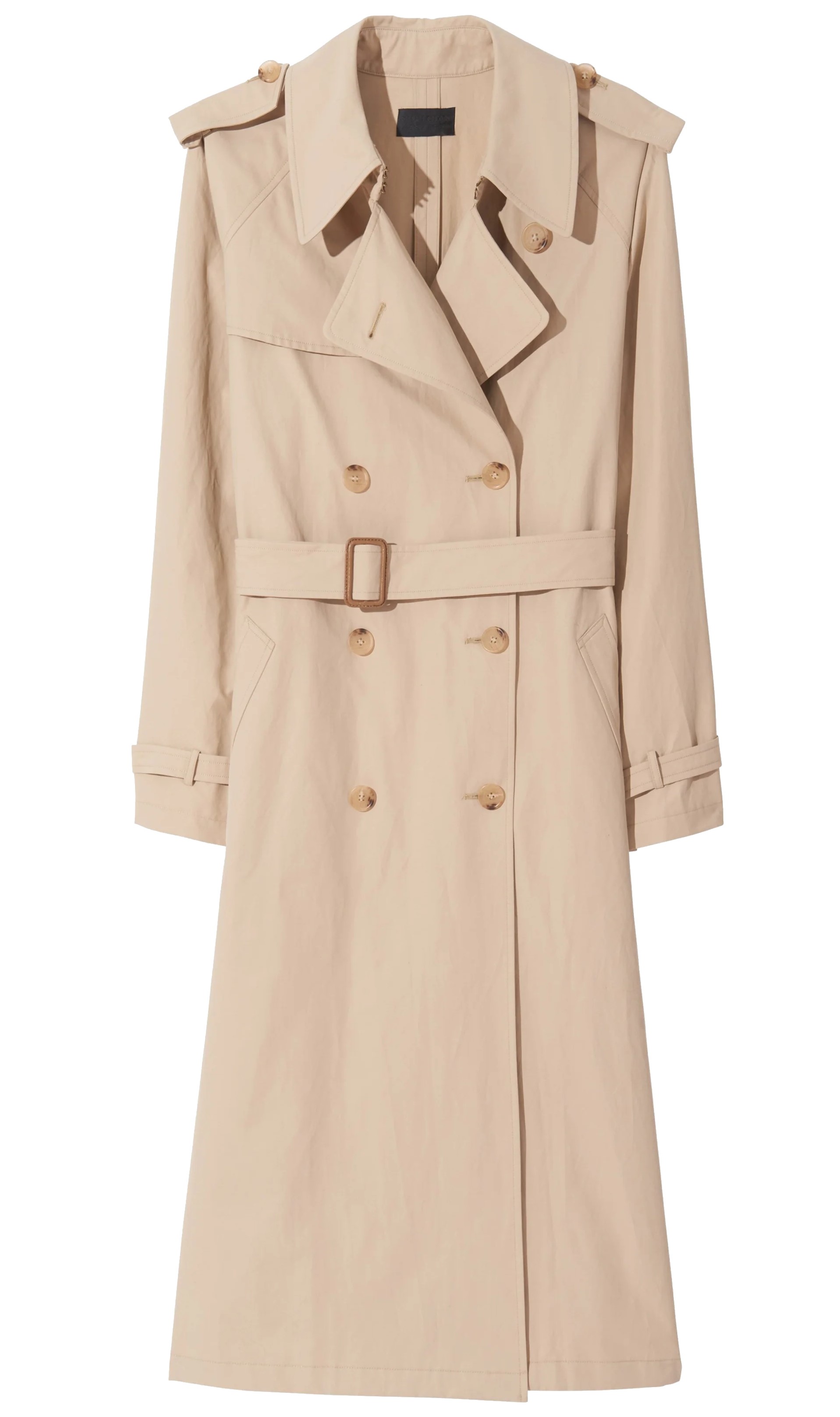 NILI LOTAN Tanner Trench Coat in Khaki M