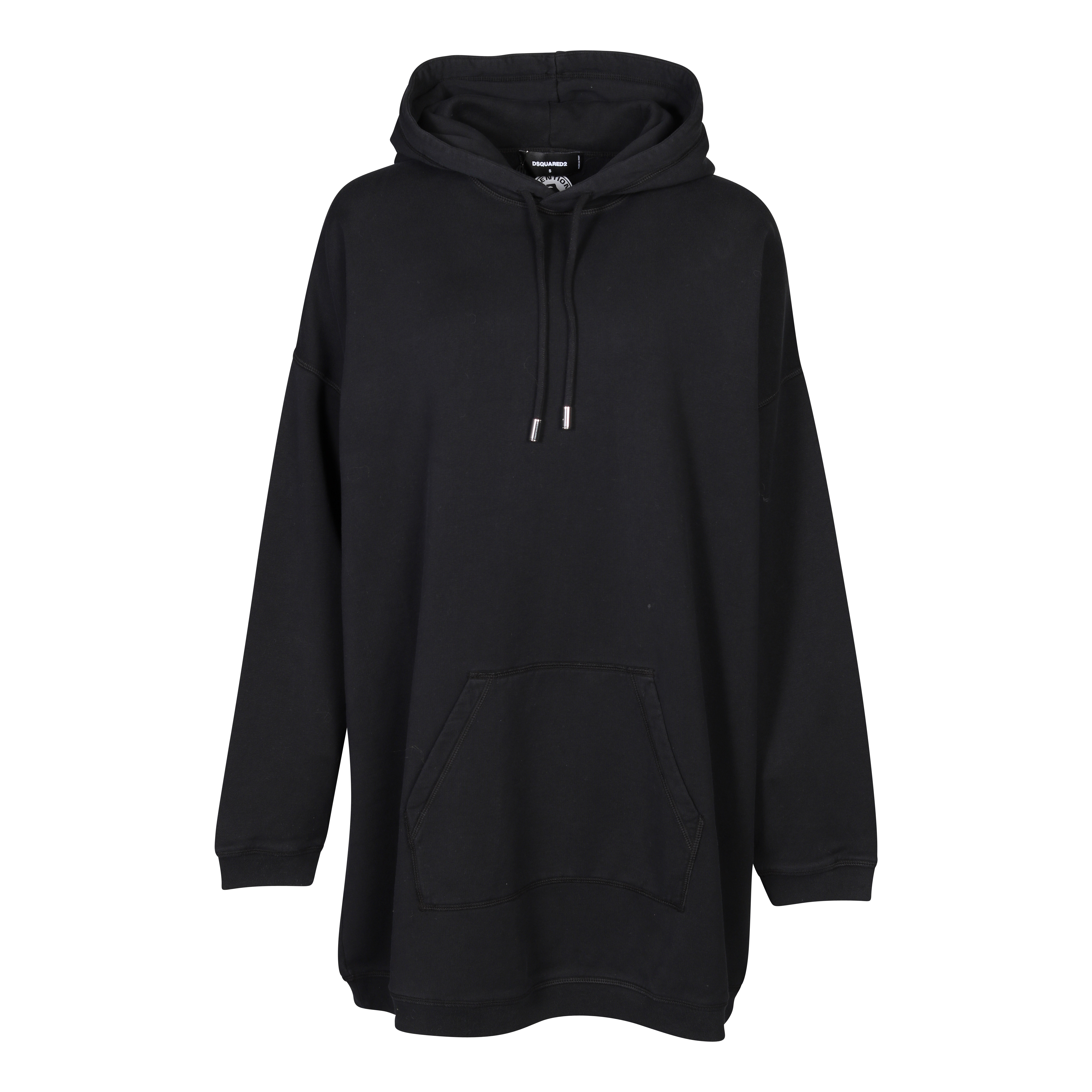 DSQUARED2 Maxi Hoodie in Black S