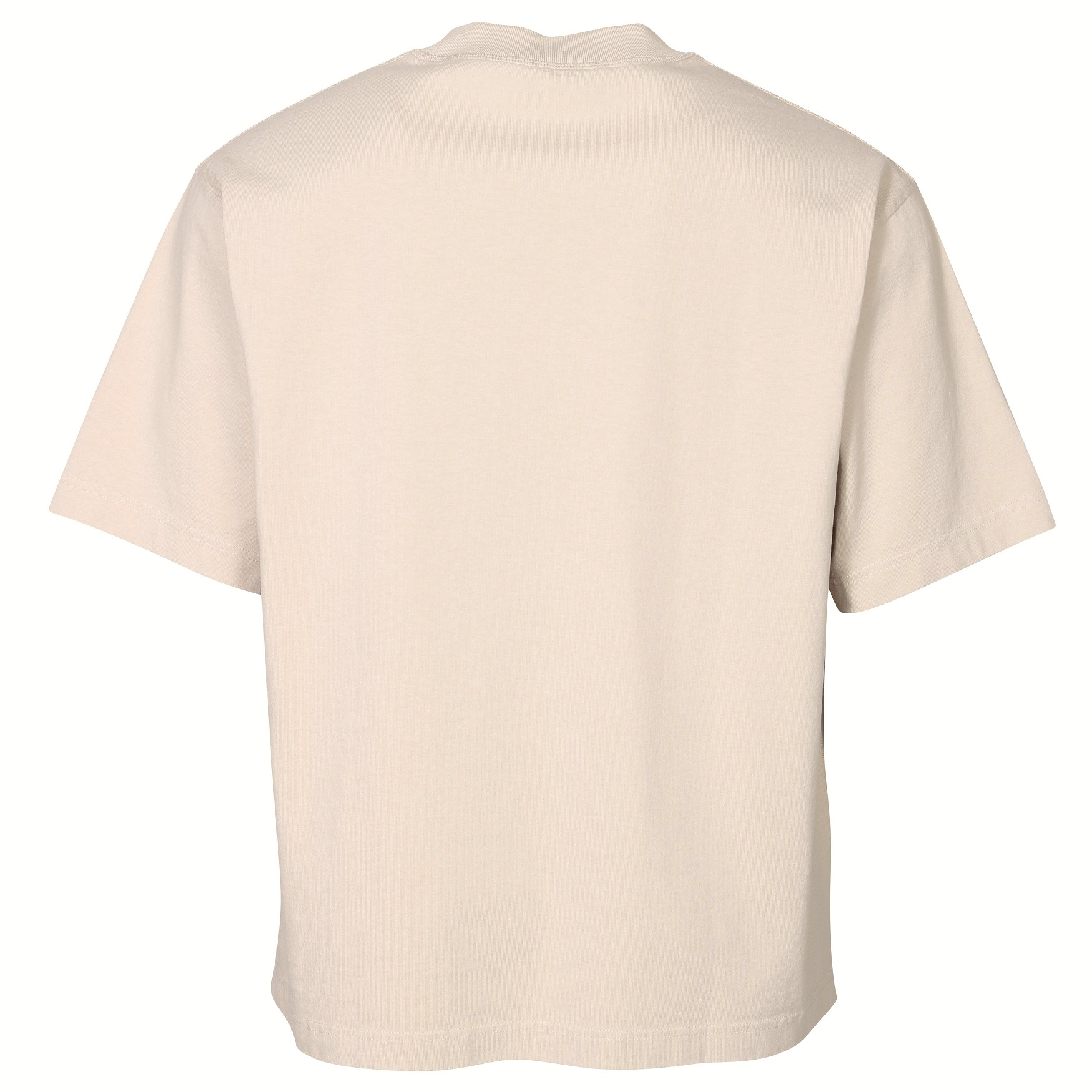 ACNE STUDIOS Loose Fit Stamp T-Shirt in Champagne Beige S