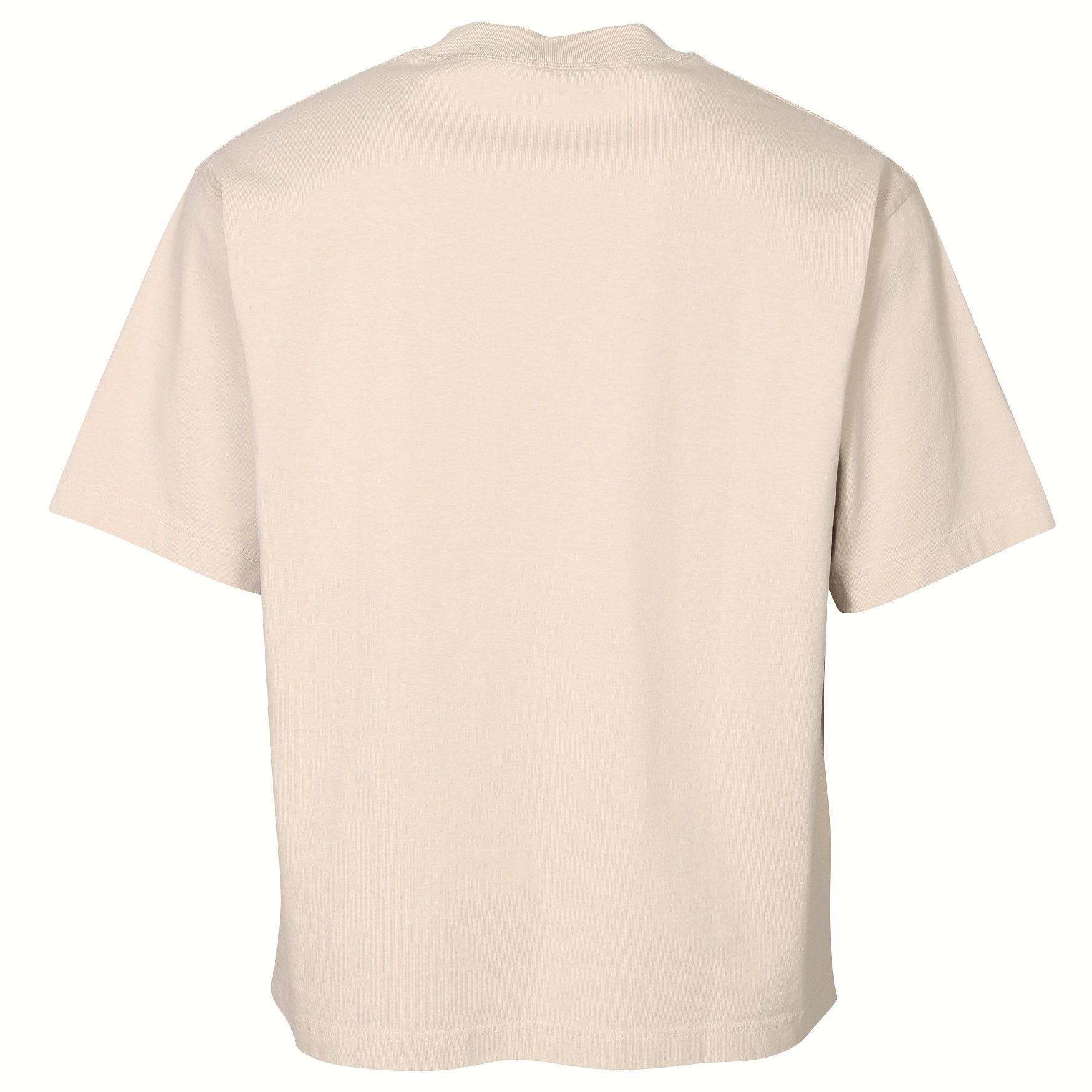 ACNE STUDIOS Loose Fit Stamp T-Shirt in Champagne Beige XL