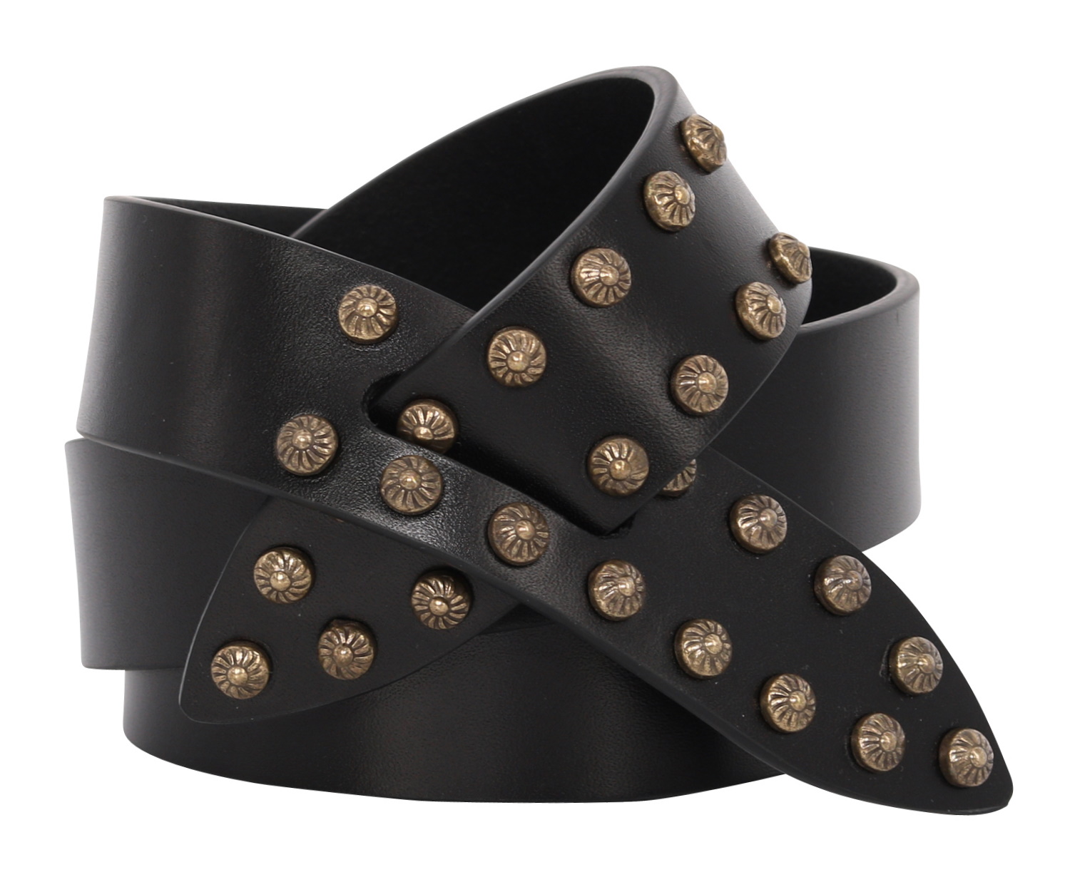 Isabel Marant Belt Lelo Black With Studs