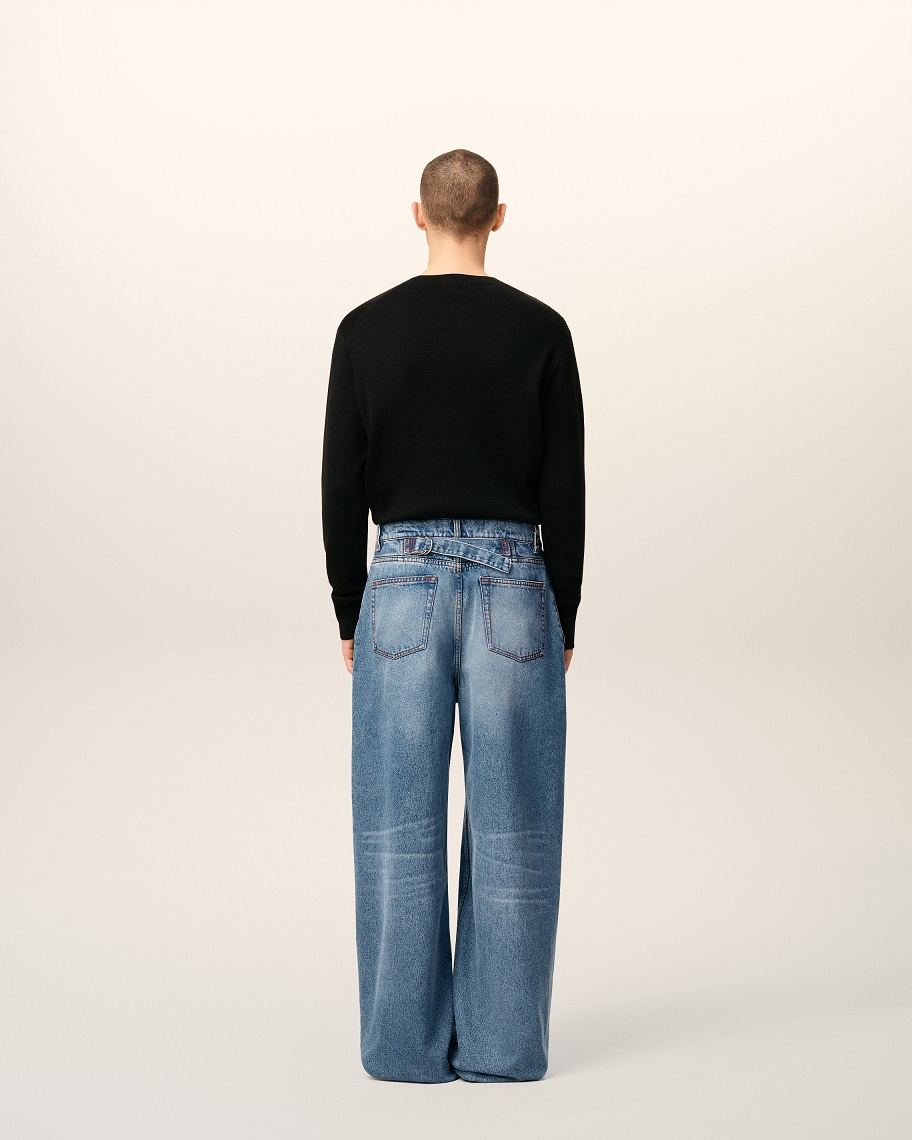 AMI PARIS Loose Fit Jeans Used Blue