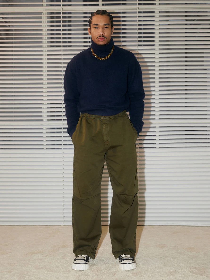 DARKPARK Relax Fit Trouser in Military Green 54