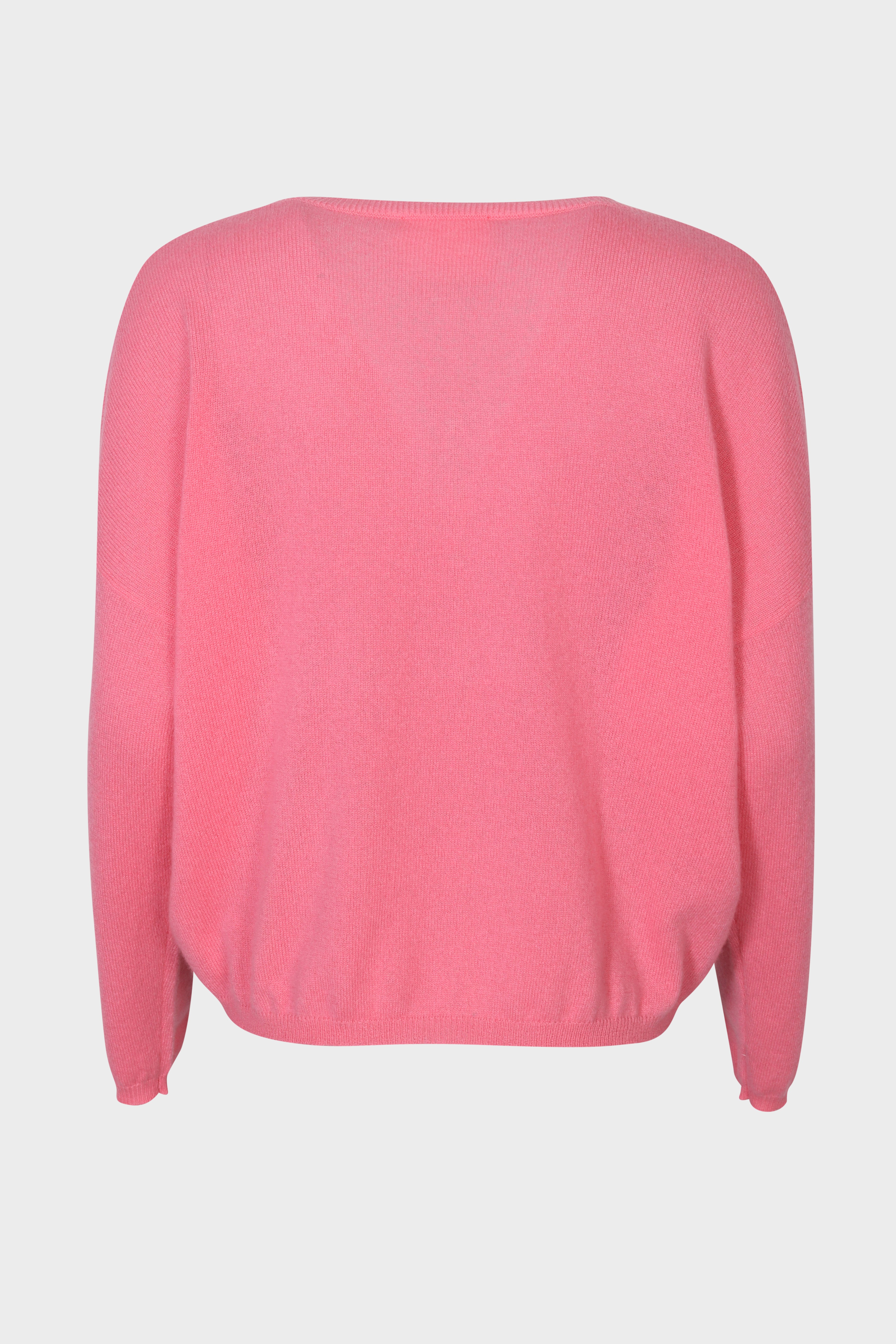 ABSOLUT CASHMERE V-Neck Sweater Alicia Flamingo L