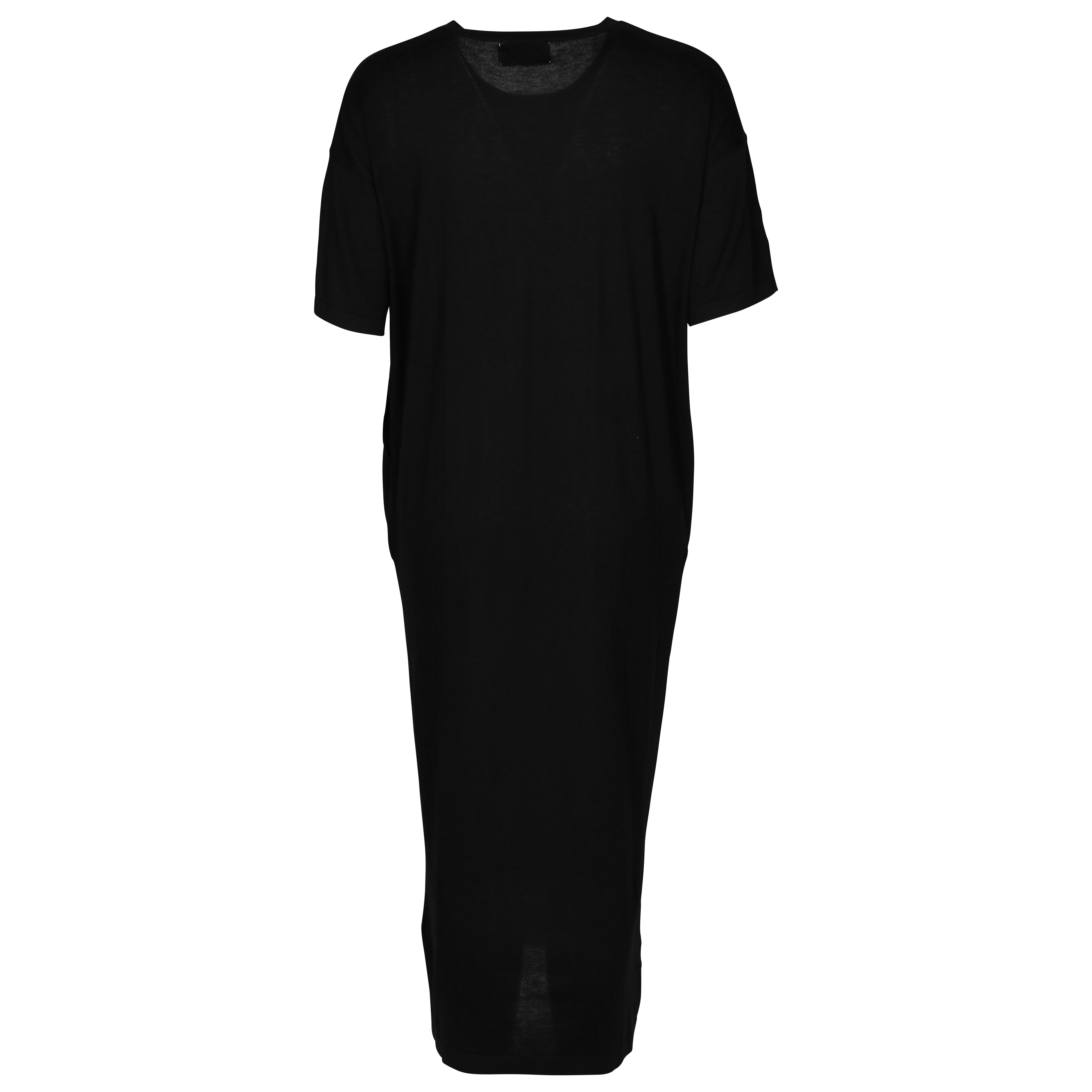 Flona Cashmere/Silk Dress in Black