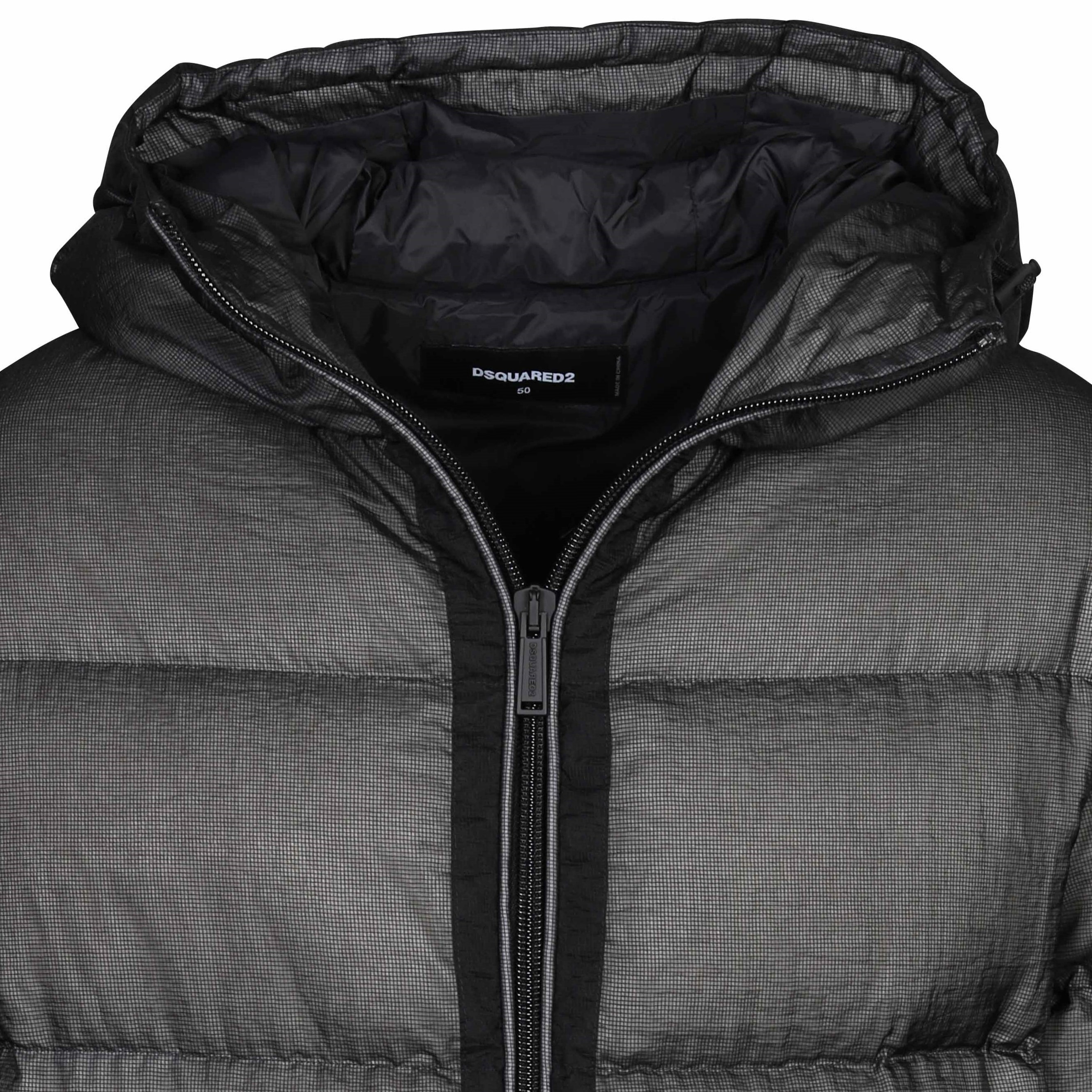 DSQUARED2 Balaclava Puffer Jacket in Back