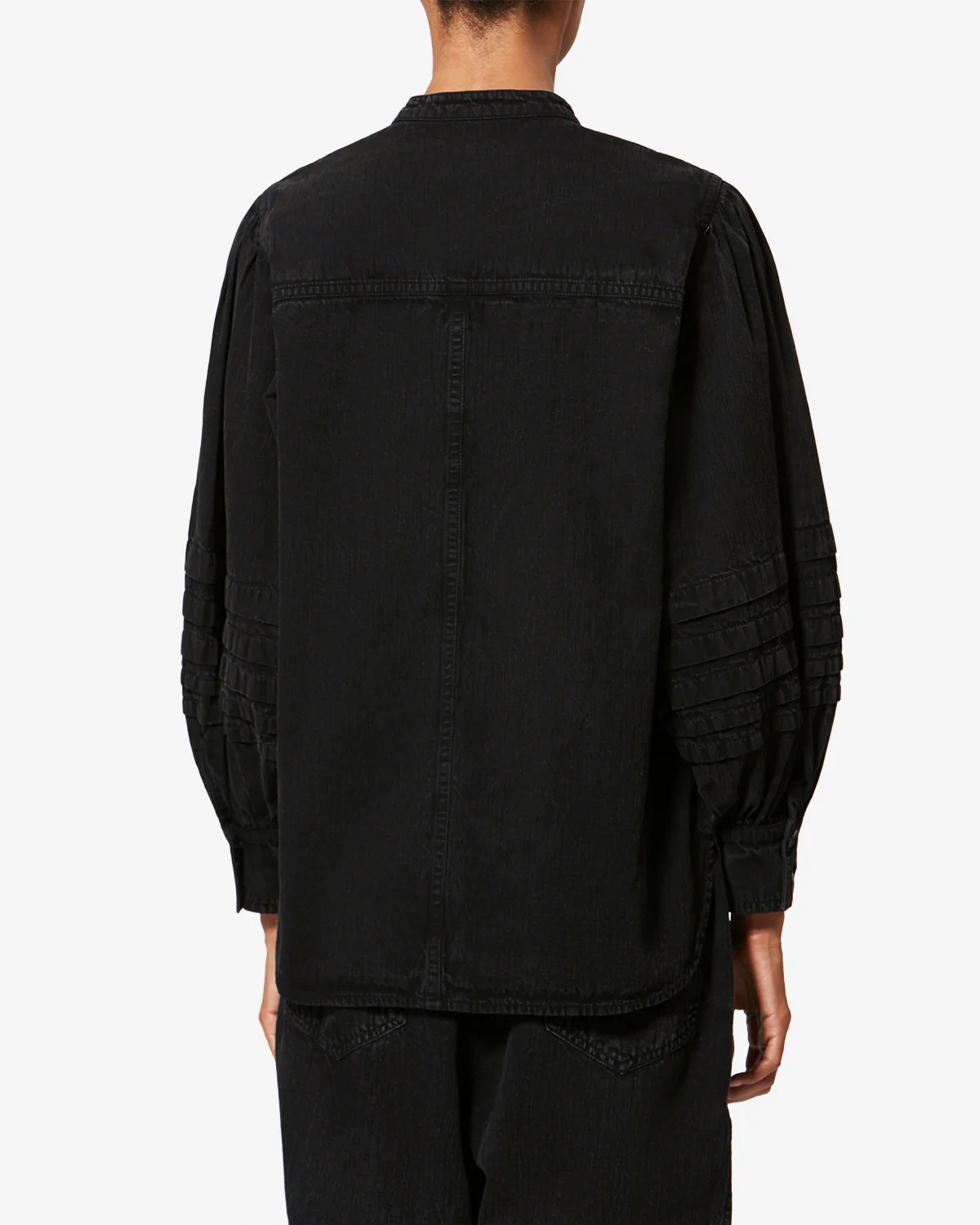 ISABEL MARANT ÉTOILE Mileda Shirt in Faded Black FR40 / DE38