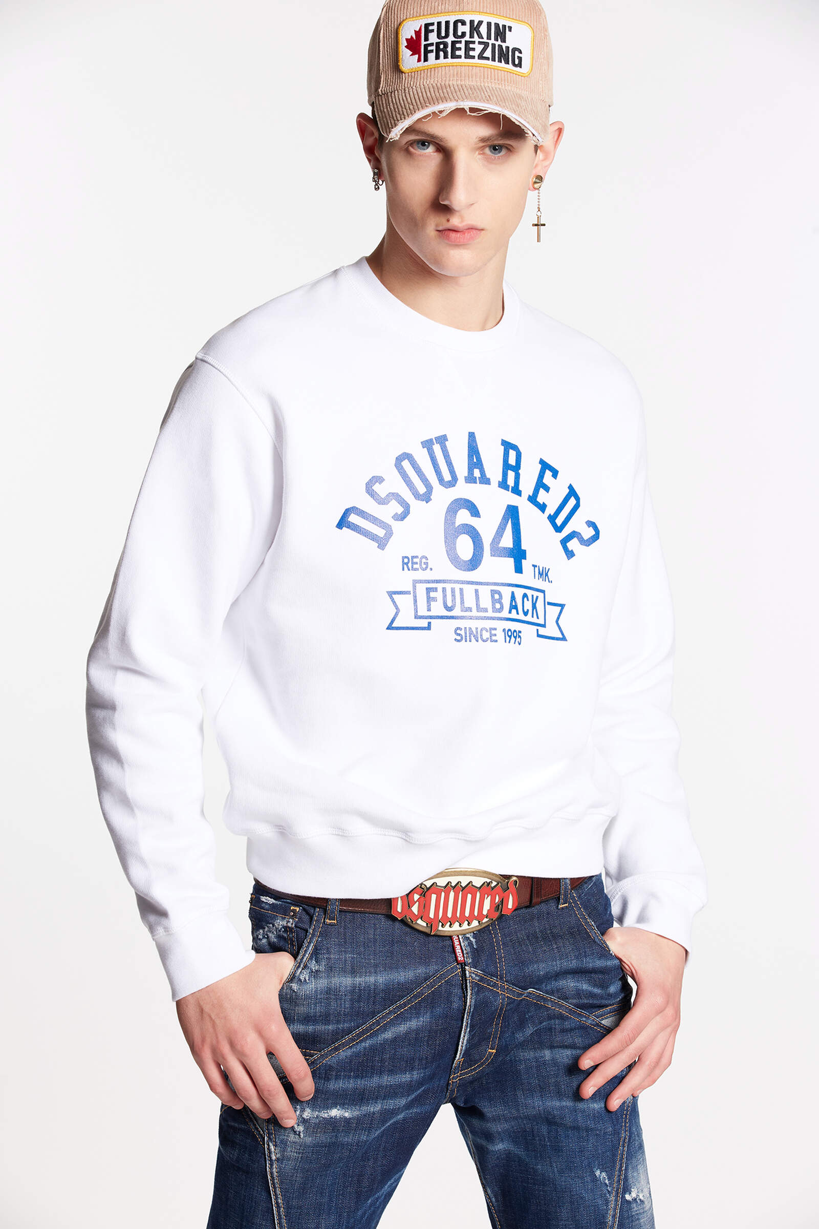 DSQUARED2 Cool Fit Sweatshirt in White