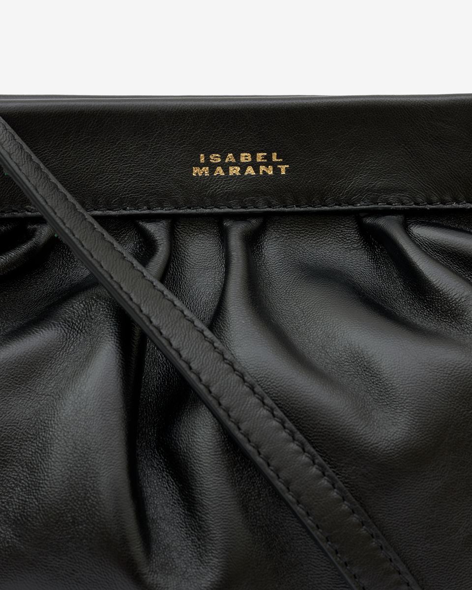 ISABEL MARANT Luz Small Pouch in Black