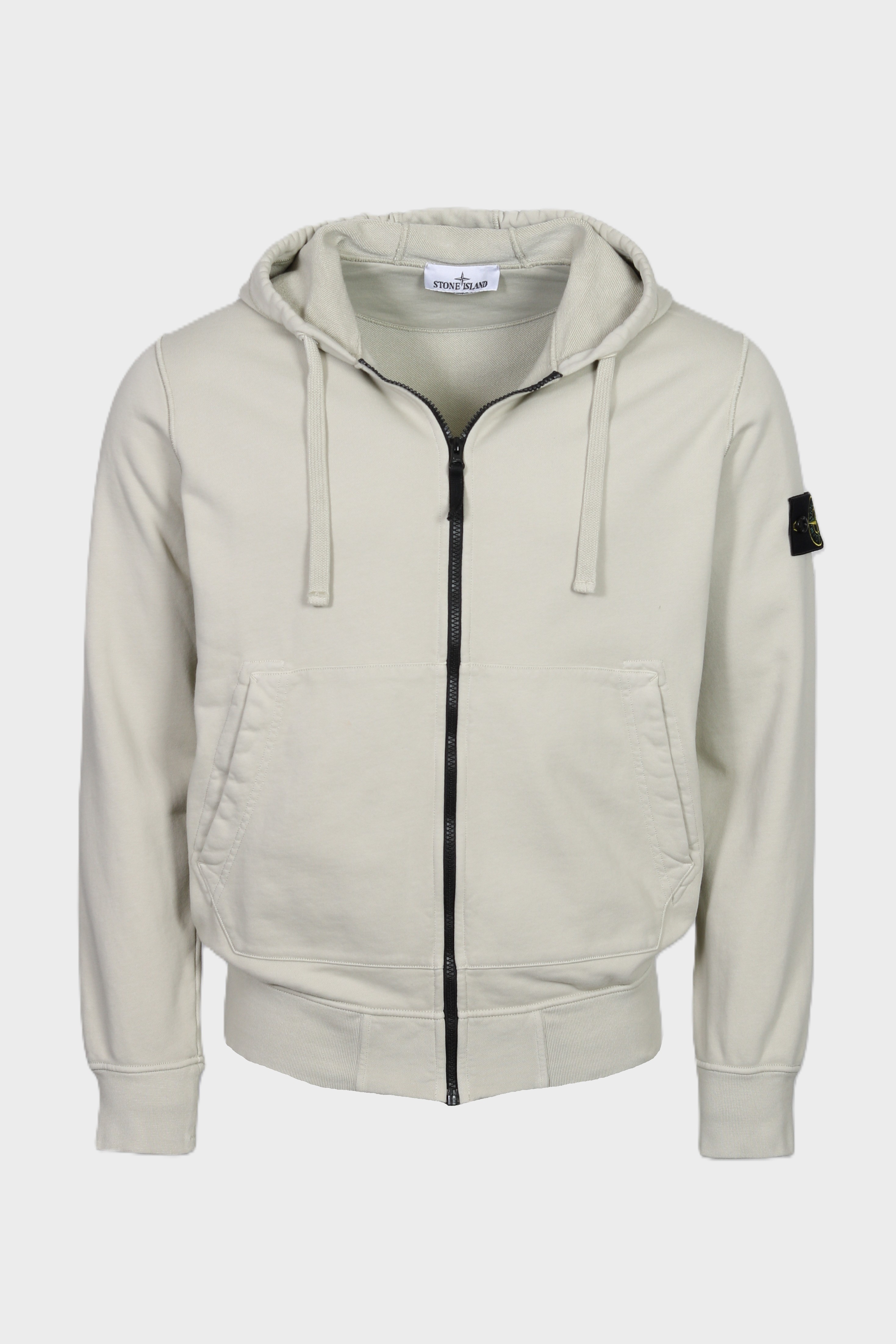 STONE ISLAND Zip Hoodie in Stone XXL