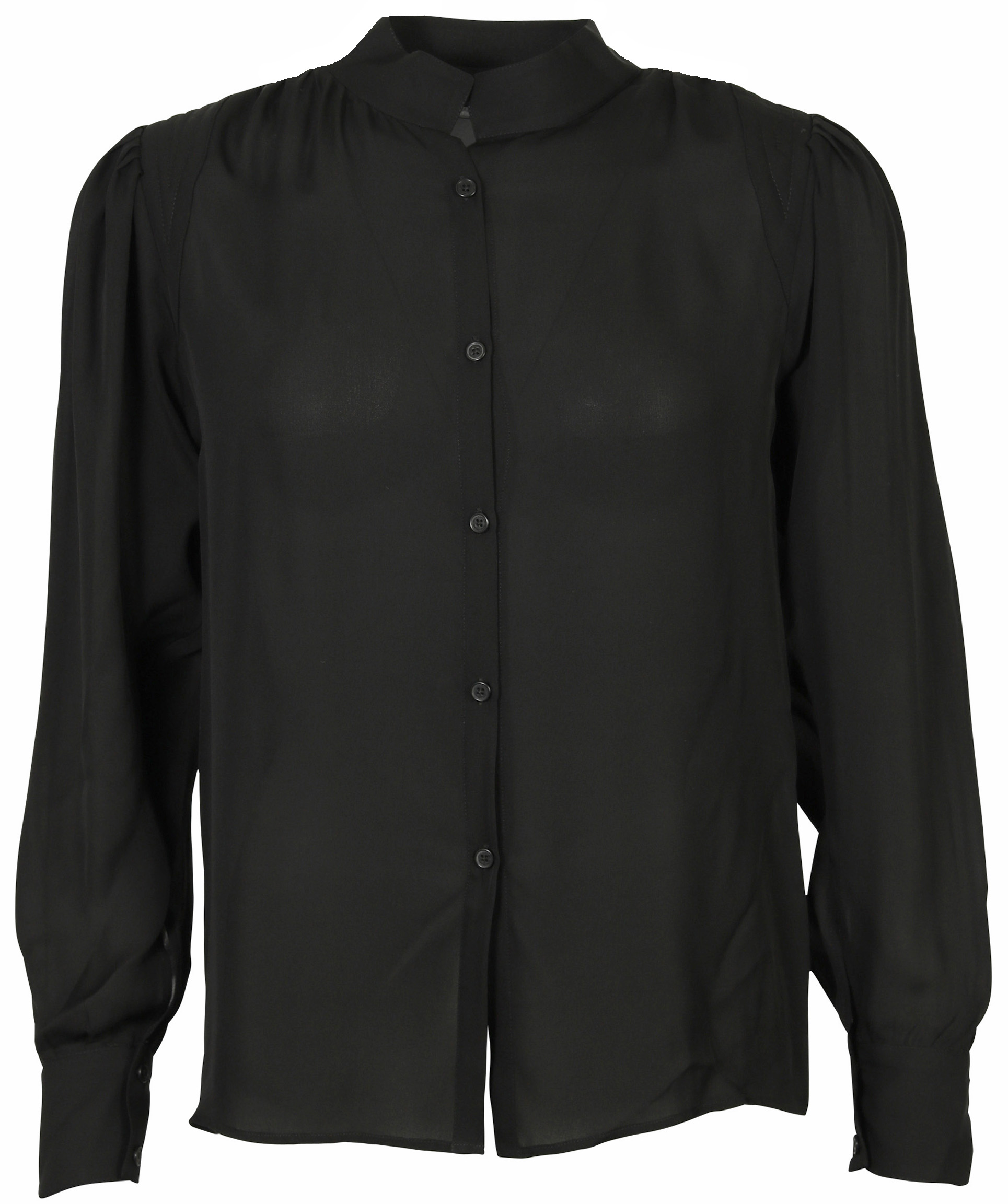 Nili Lotan Silk Blouse Lorena Black