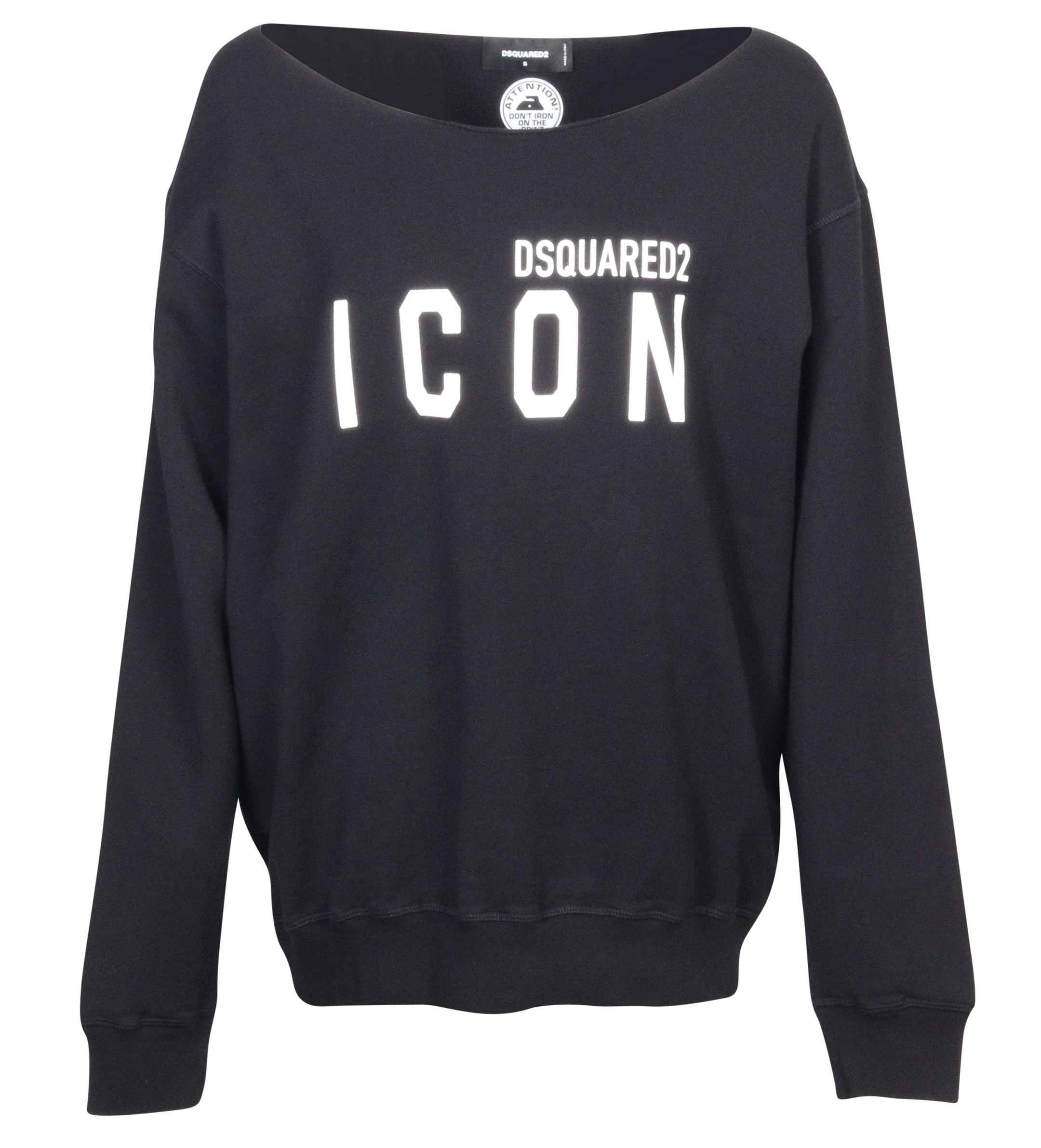 Dsquared Sweatshirt Black Printed Icon