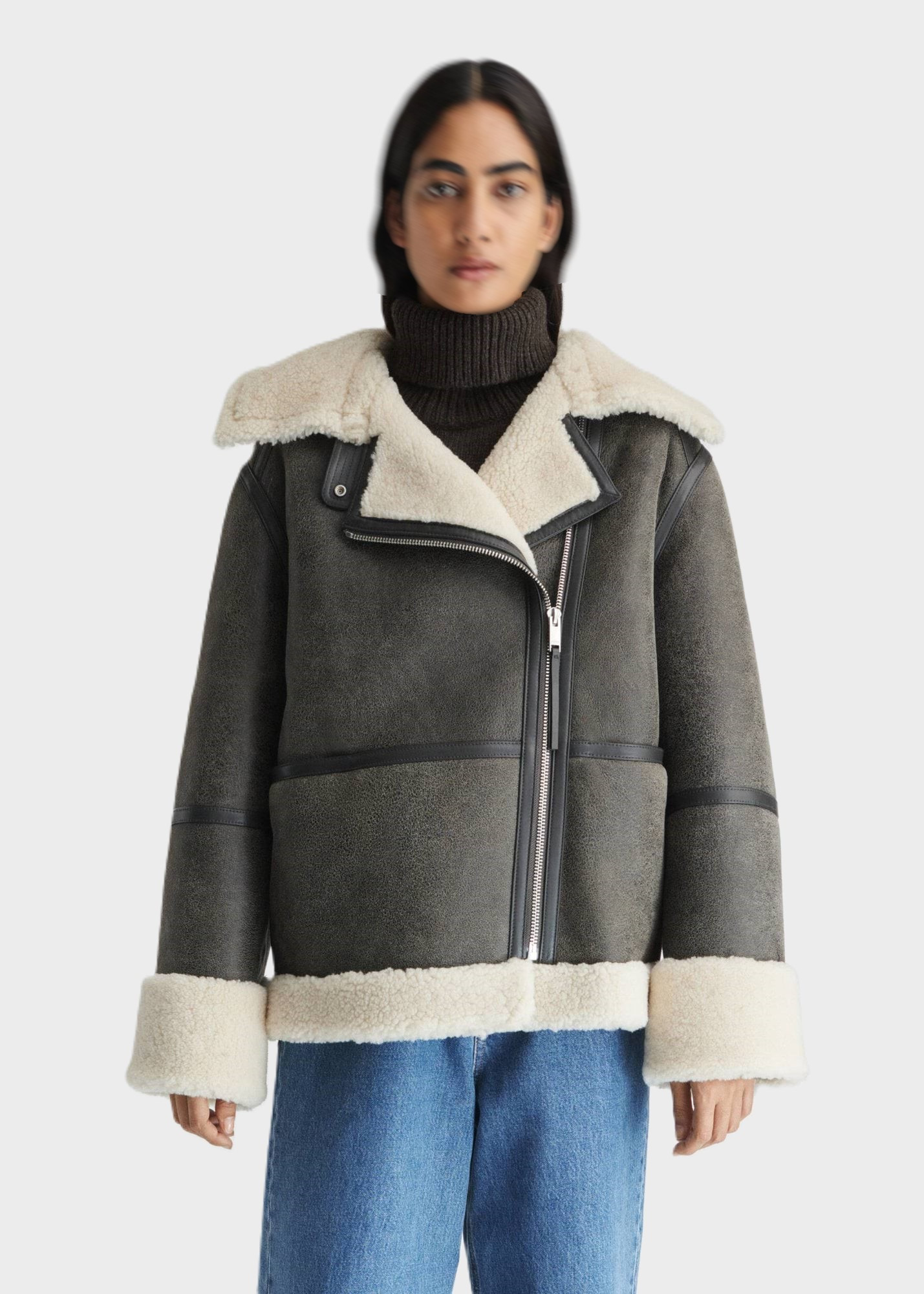 AXEL ARIGATO Horizon Shearling Jacket XL