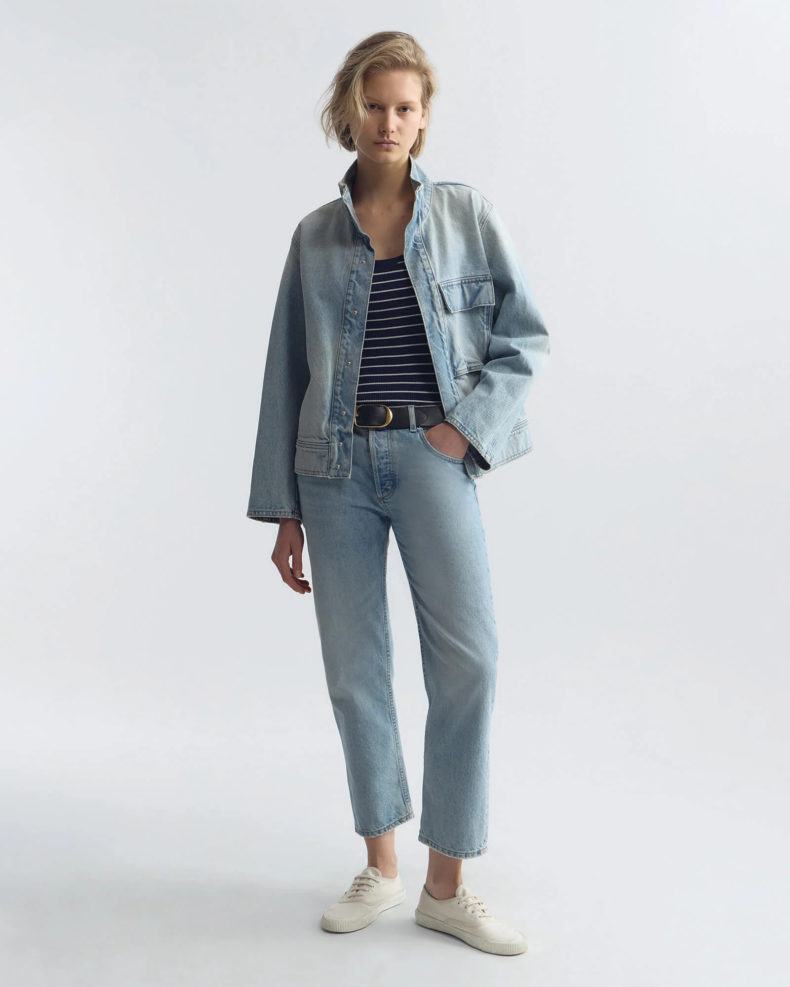 NILI LOTAN Lorimer Jeans in Alice Wash