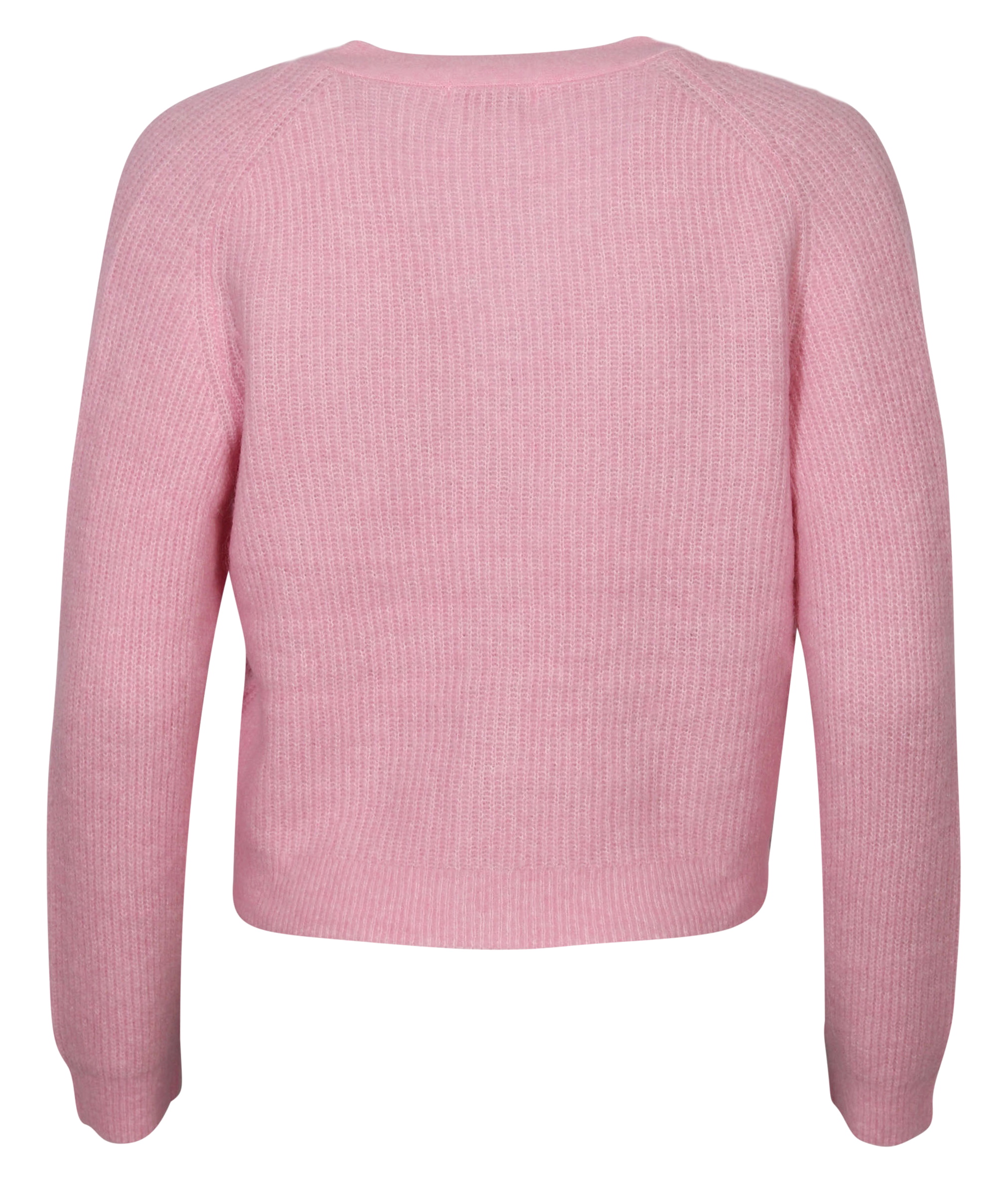 Ganni Wool Cardigan Pink