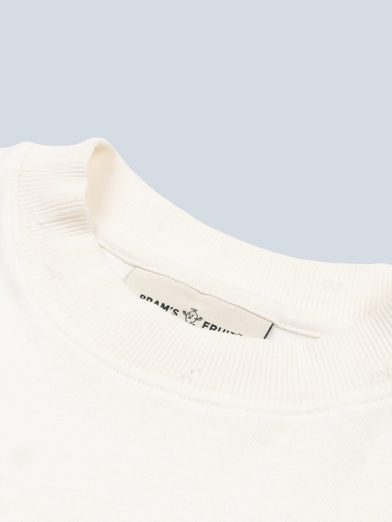 BRAM'S FRUIT ''F*ck Off'' Distressed T-Shirt in White