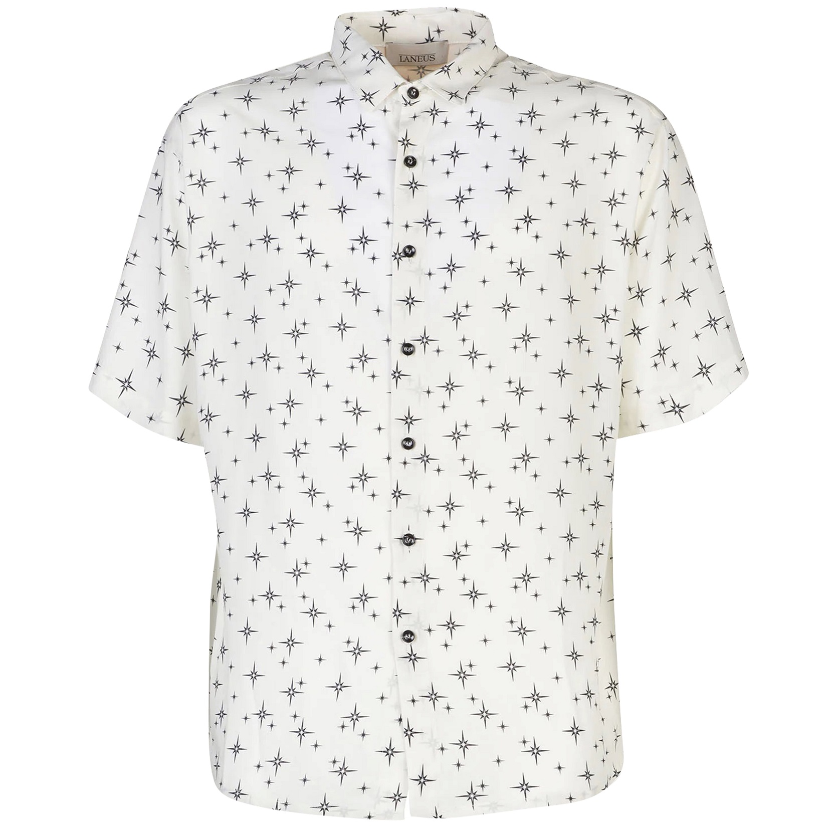 LANEUS Fireworks Shirt in Ivory 46