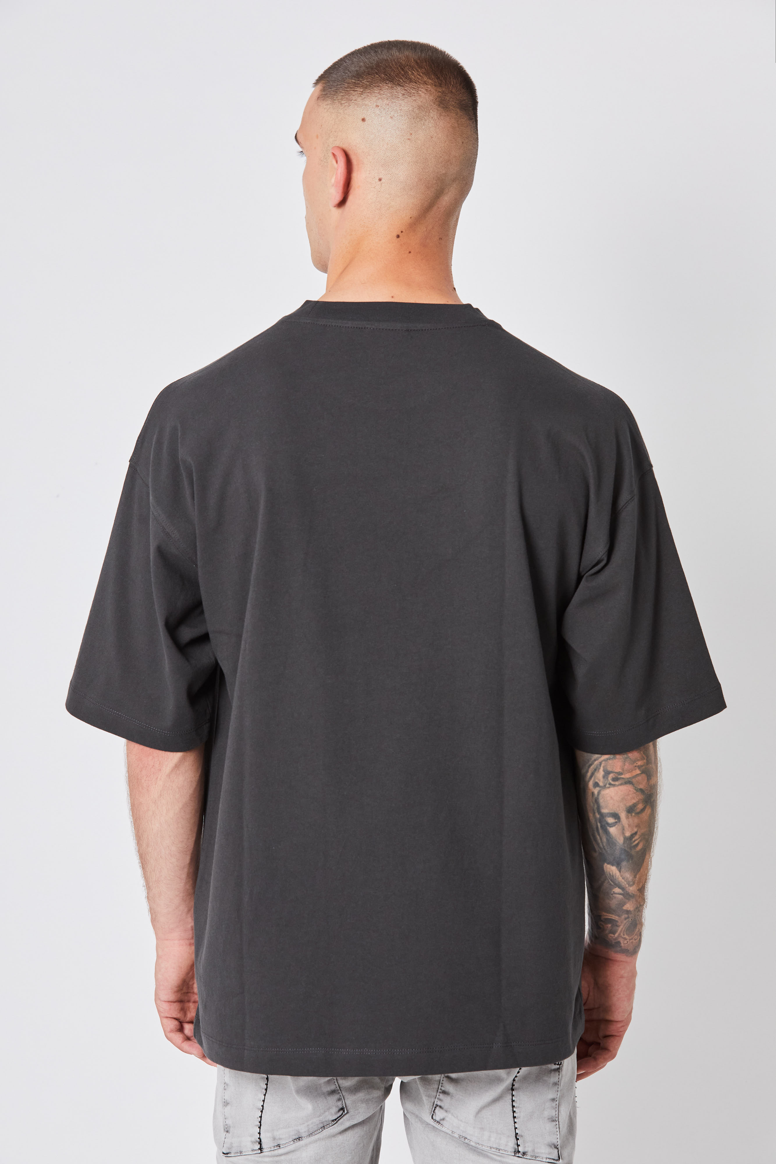 Thom Krom Oversize T-Shirt in Graphite