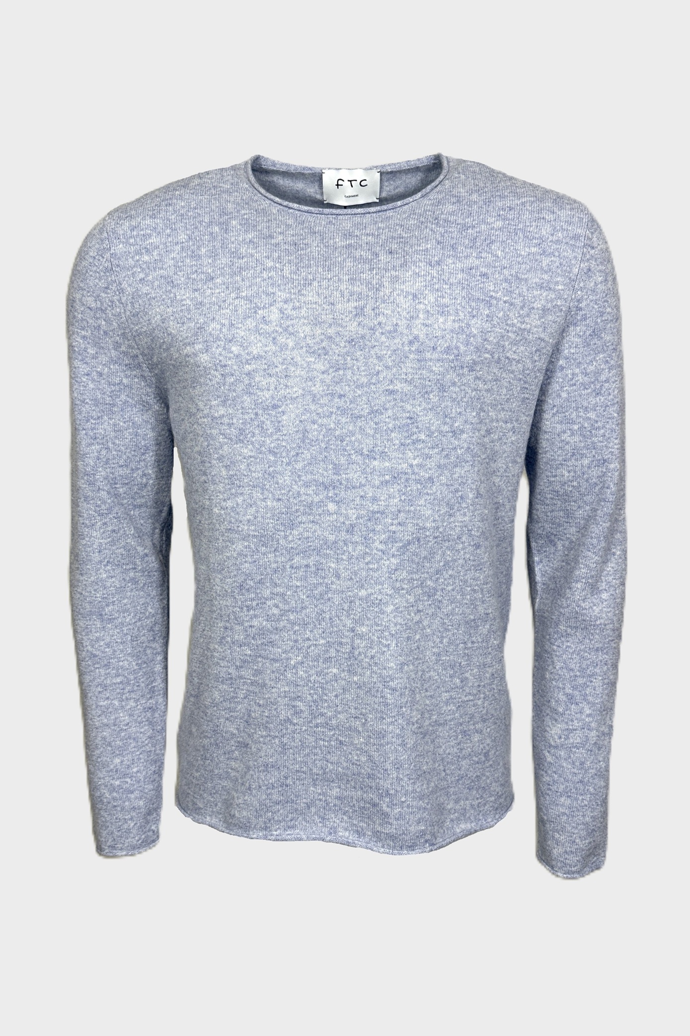 FTC Cashmere Pullover in Cloudy Sky