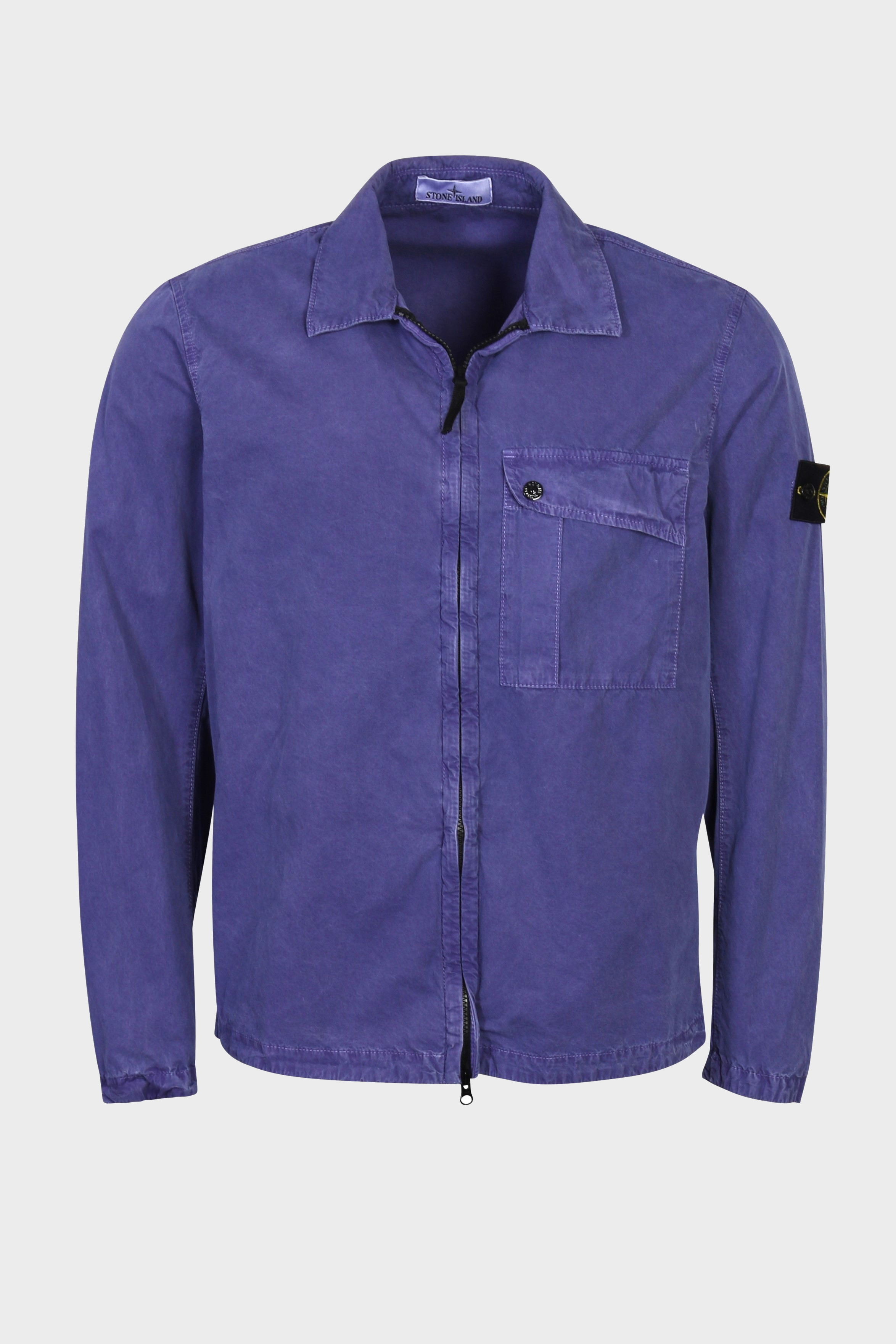 STONE ISLAND Overshirt in Washed Lilac