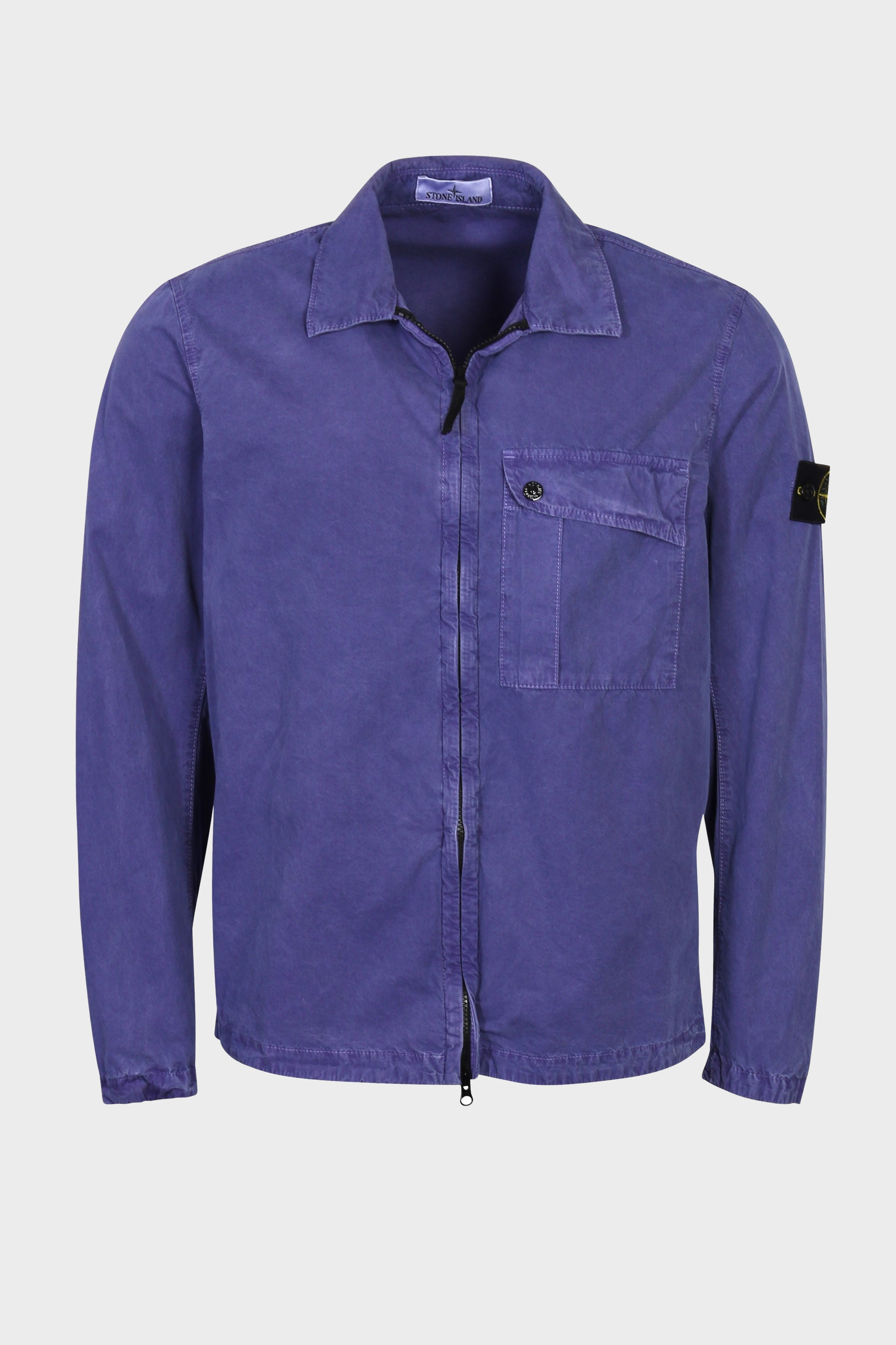 STONE ISLAND Overshirt in Washed Lilac M