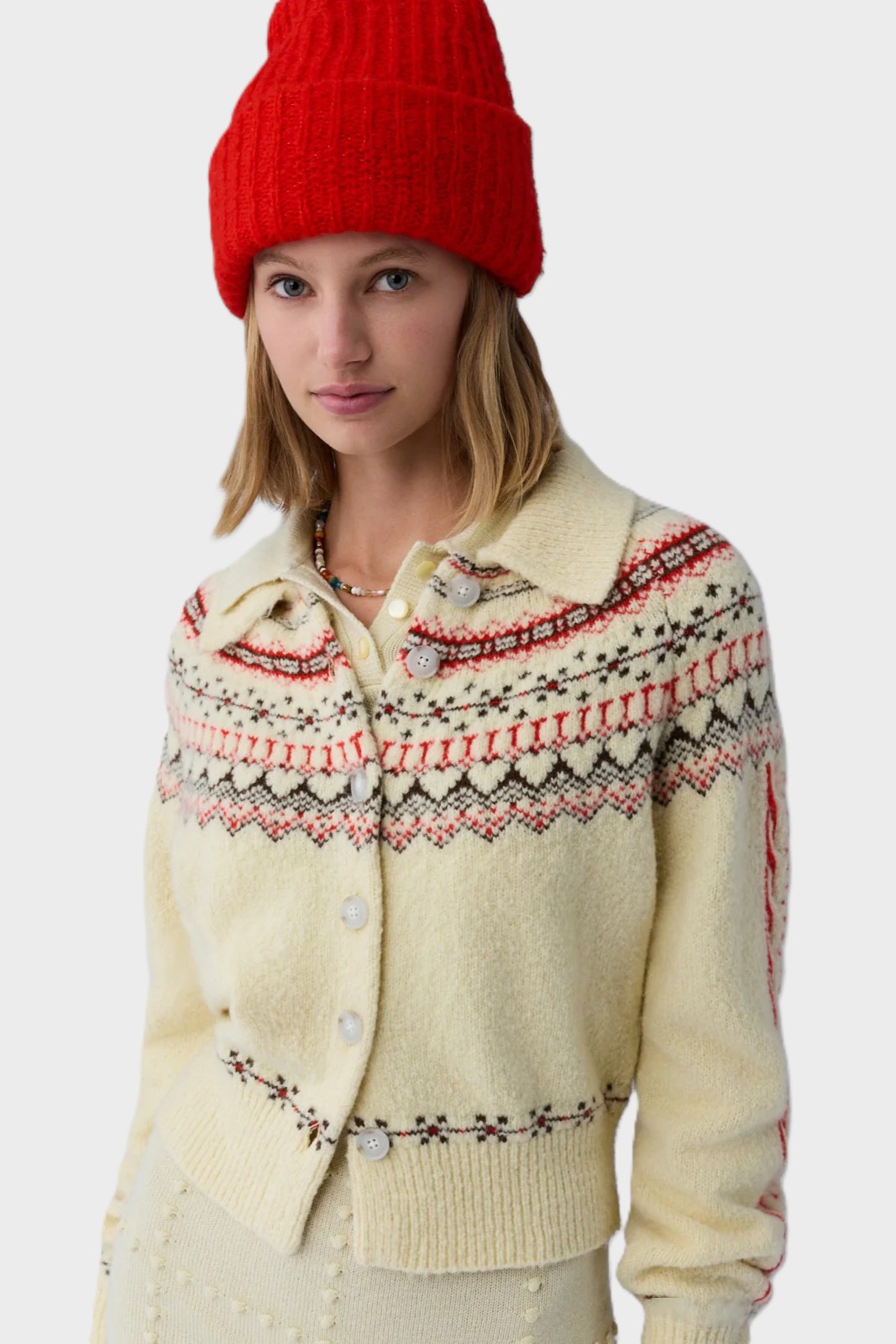 GUEST IN RESIDENCE Cloud Chalet Knit Sweater in Mist