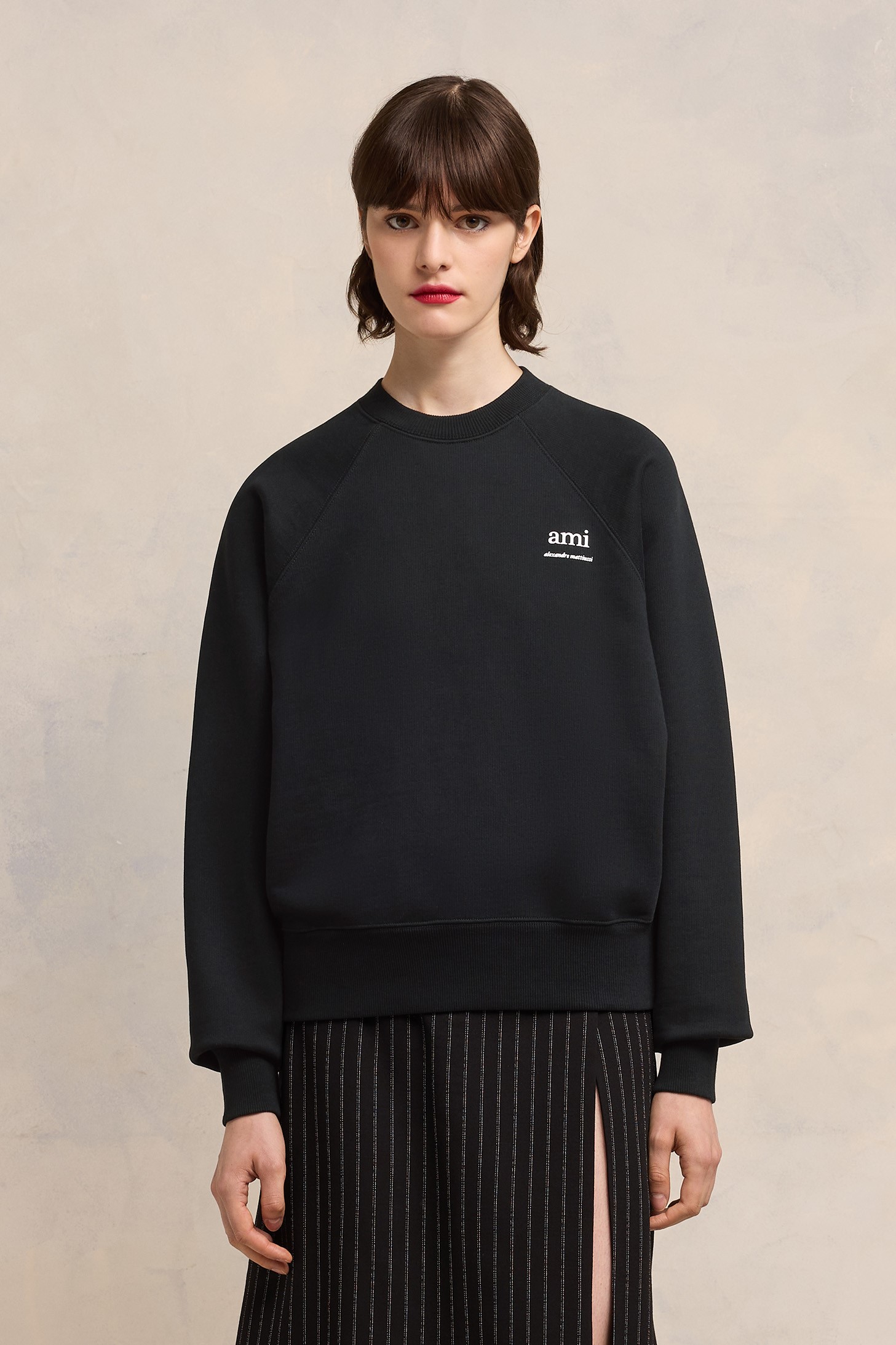 AMI PARIS Alexandre Mattiussi Sweatshirt in Black
