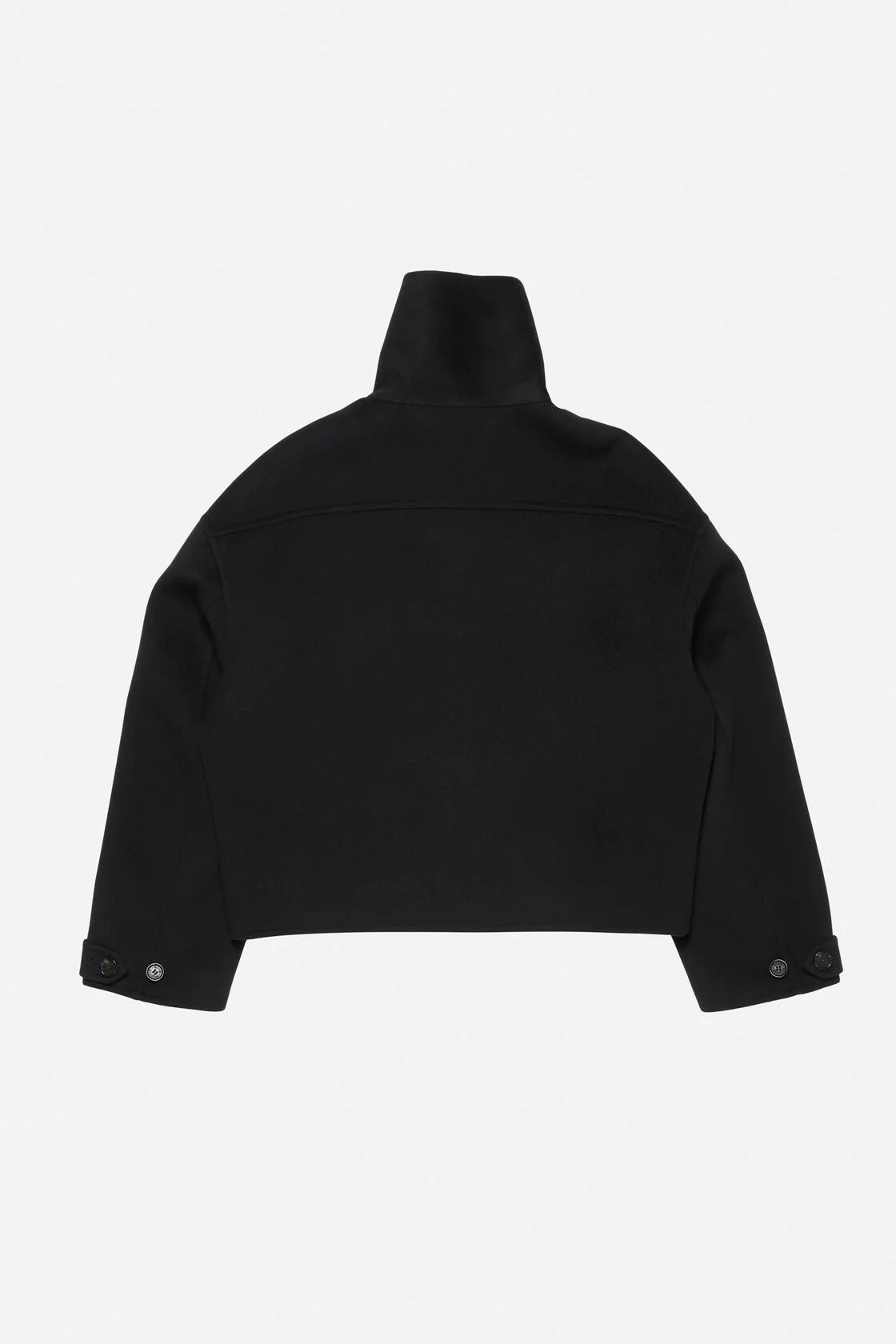 ACNE STUDIOS Boxy Fit Wool Jacket in Black