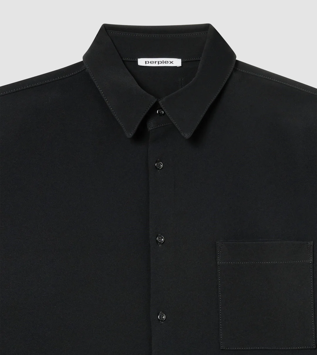 PERPLEX Kuro Loose Fit Shirt in Black