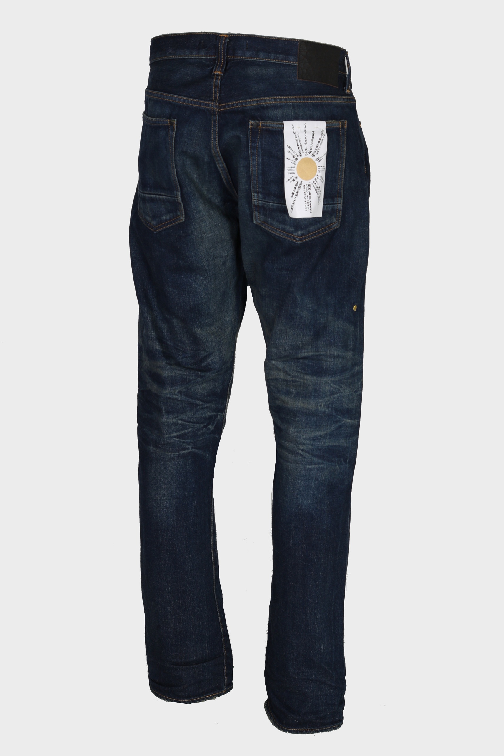 MASTERCRAFT UNION Limited Edo Straight Fit Jeans in Yoru Dark Vintage