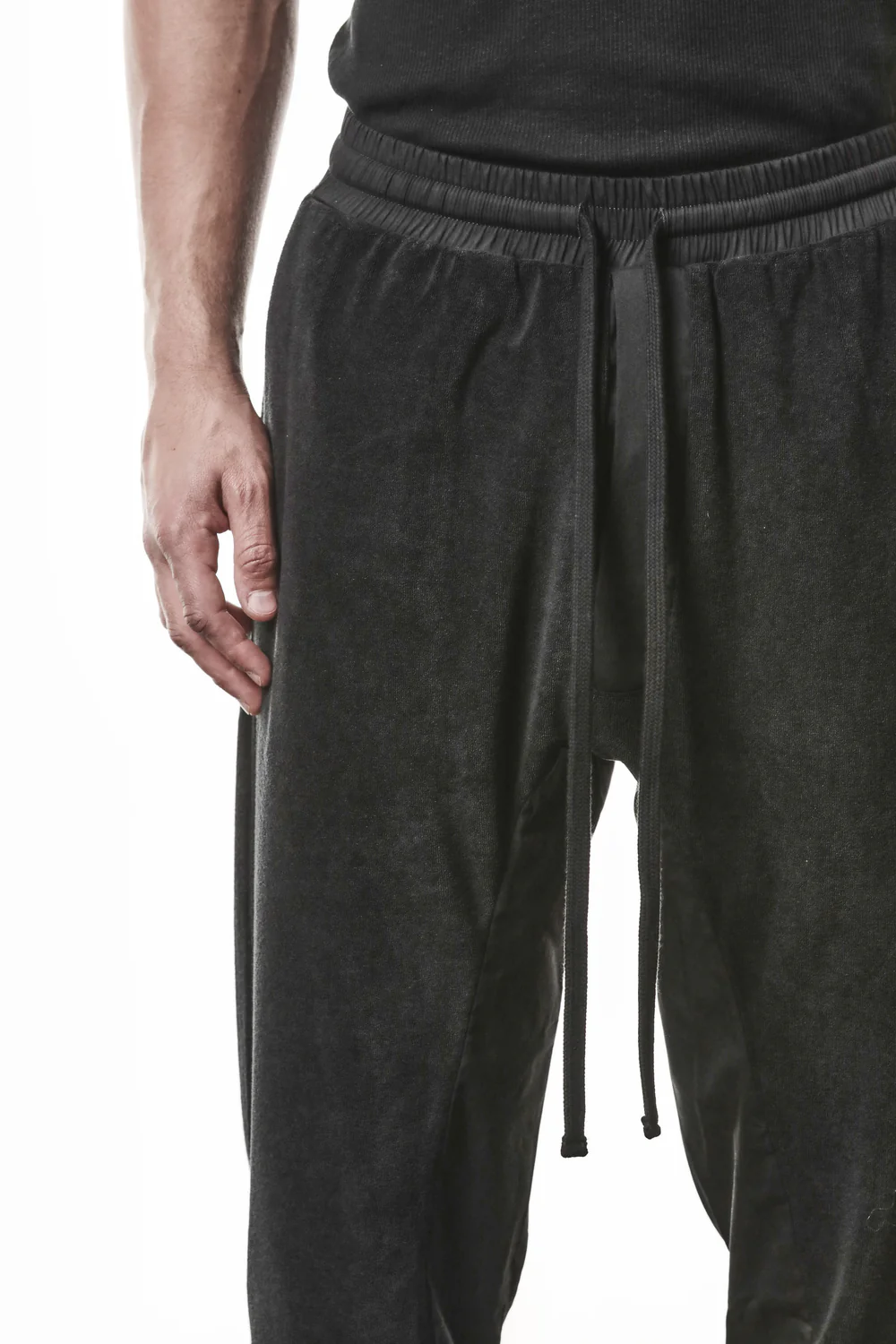 THOM KROM Terry Sweatpant in Black