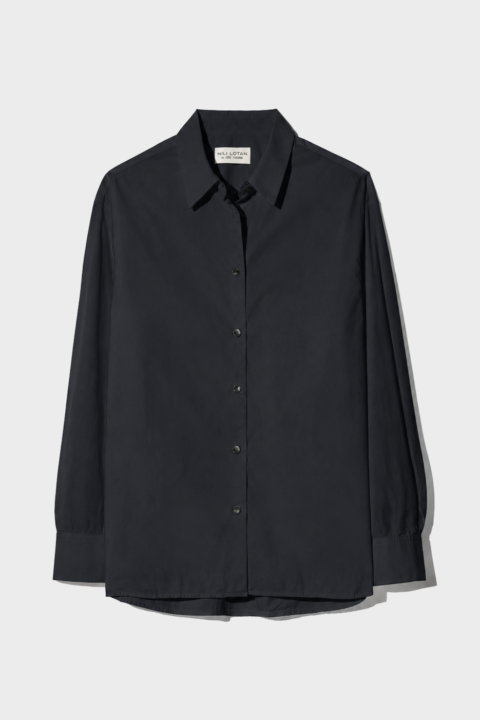 NILI LOTAN Amante Shirt in Midnight