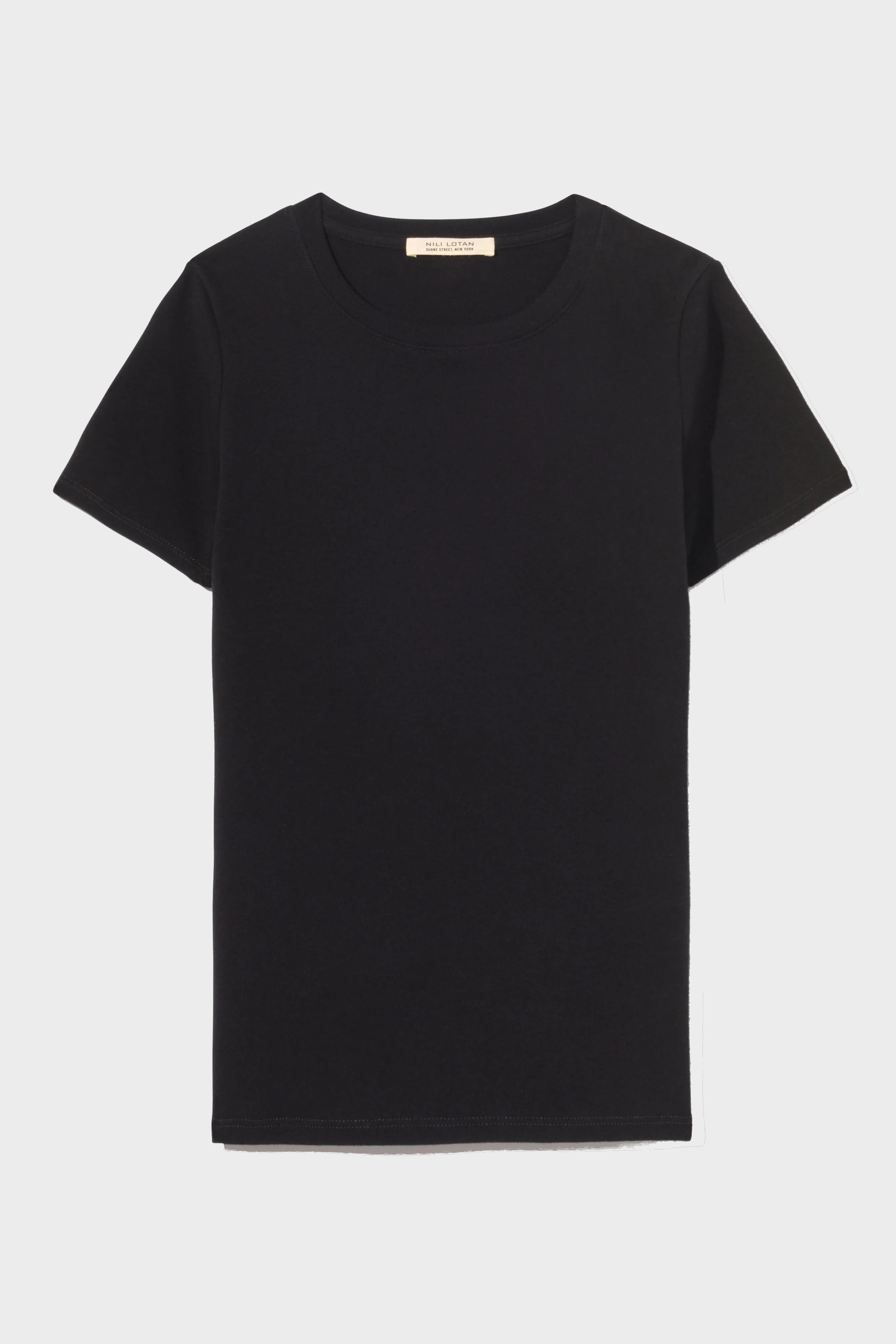 NILI LOTAN Slim Fit T-Shirt in Black