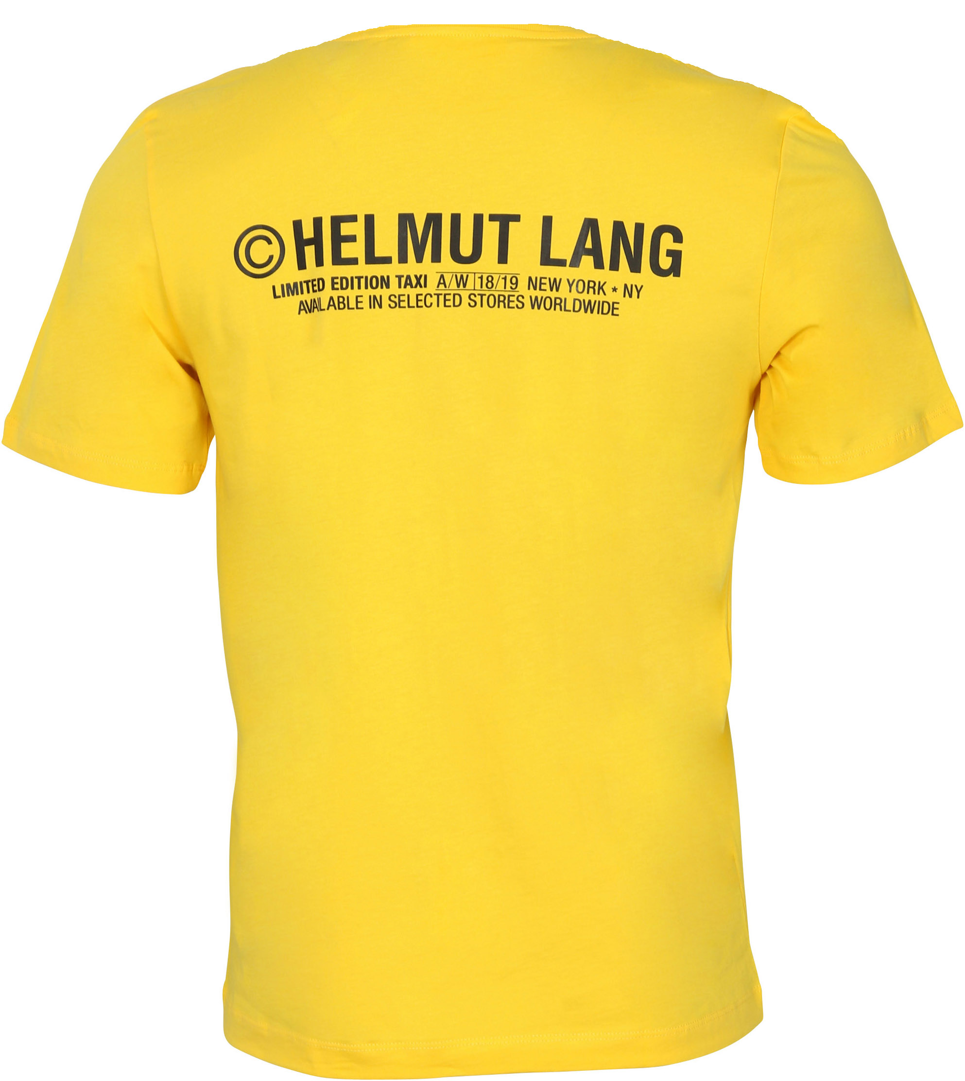 Helmut Lang Taxi T-Shirt Yellow XS