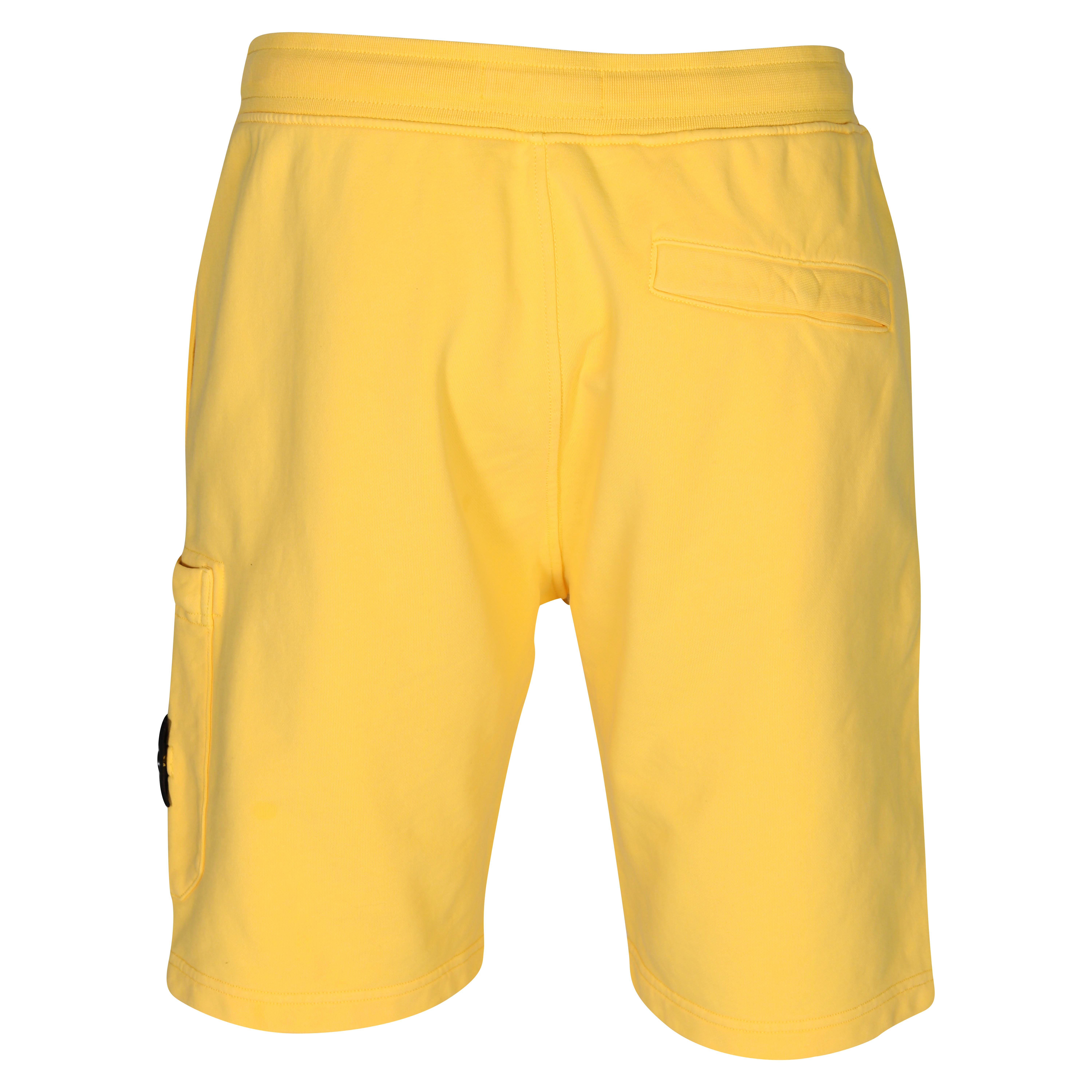 Stone Island Sweat Shorts in Yellow M