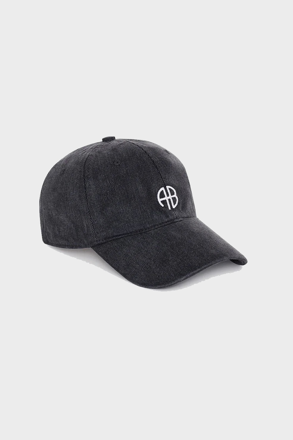 ANINE BING Baseball Cap in Washed Smoke Grey