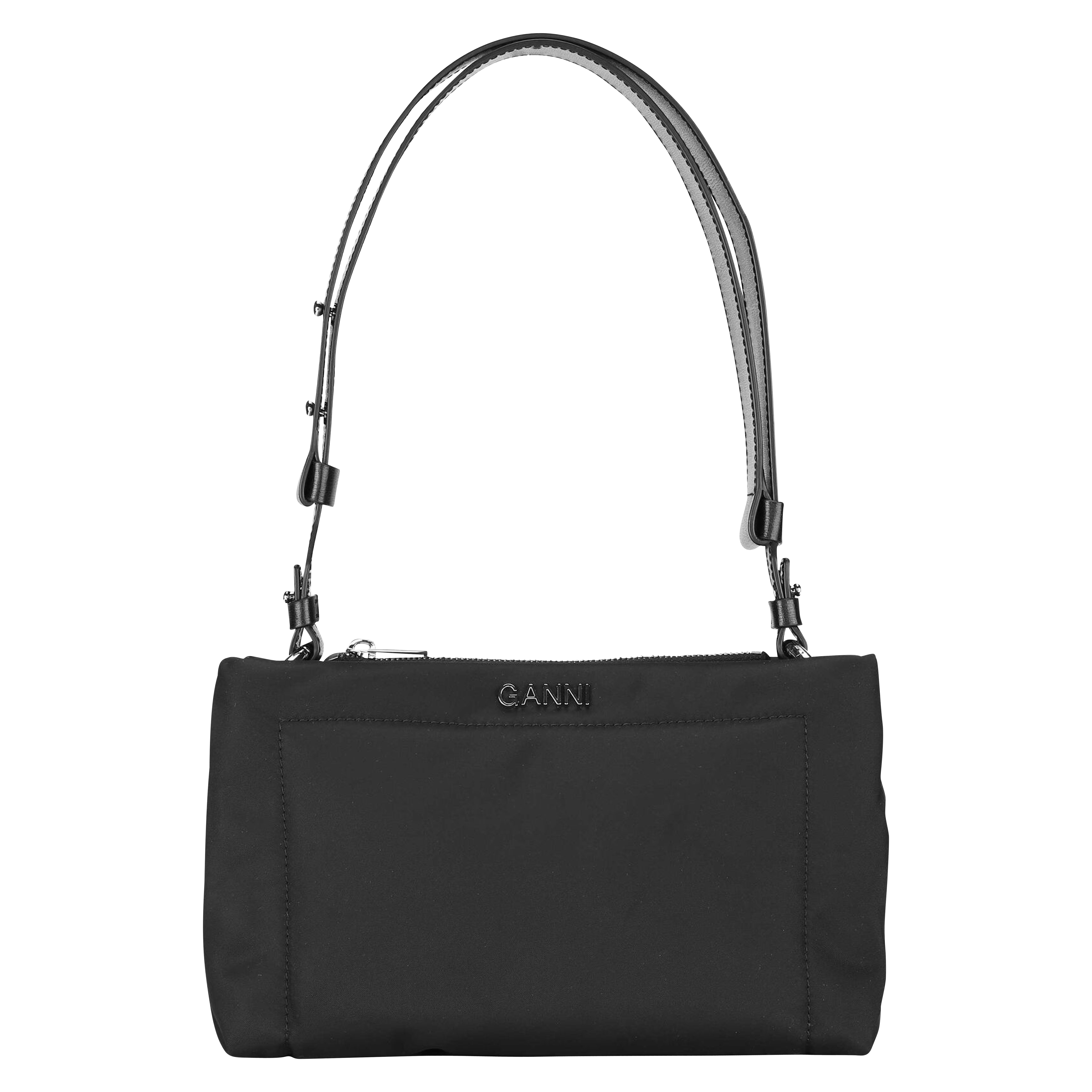 Ganni Pillow Shoulder Bag in Black
