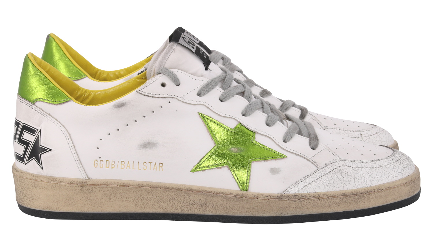 Golden Goose Sneaker Ballstar Green Star