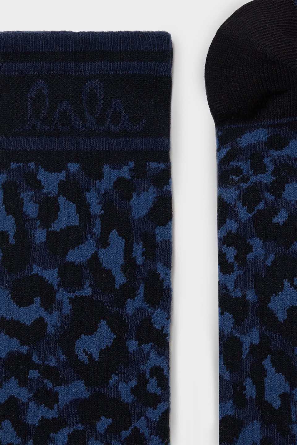 LALA BERLIN Socks in Dark Navy Leo