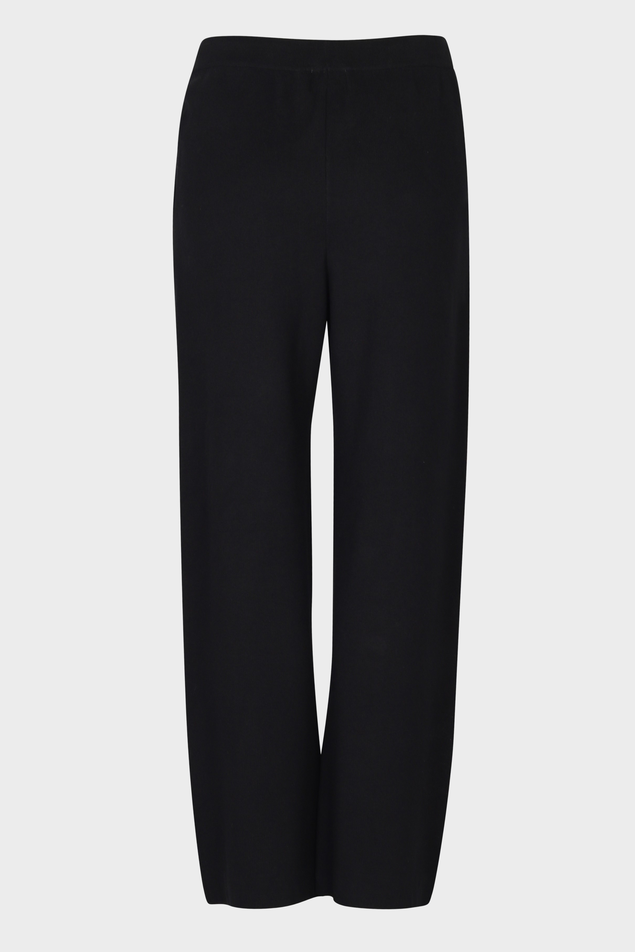 FLONA Cotton/ Cashmere Knit Pant in Black M