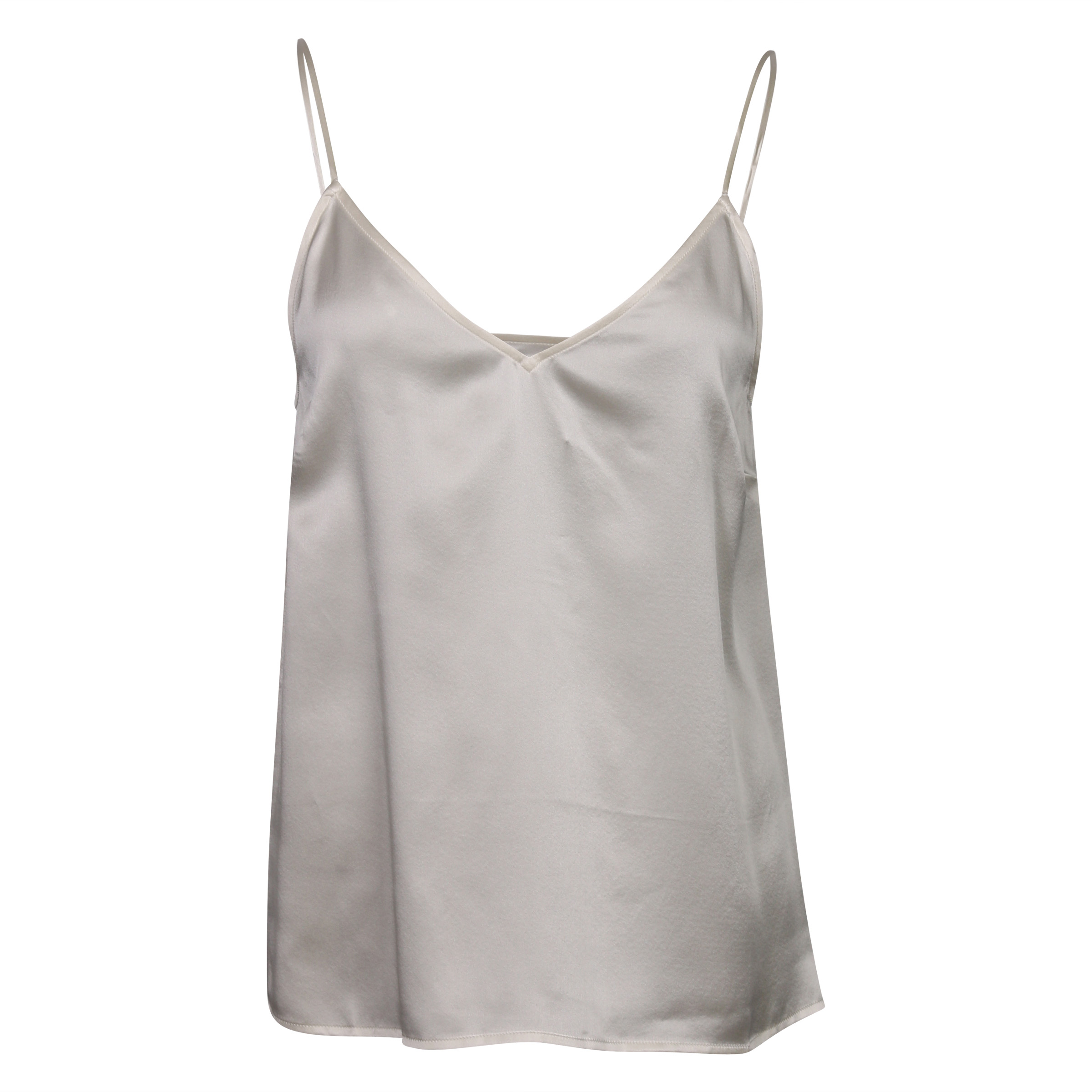 Anine Bing Silk Top Gwyneth Offwhite L