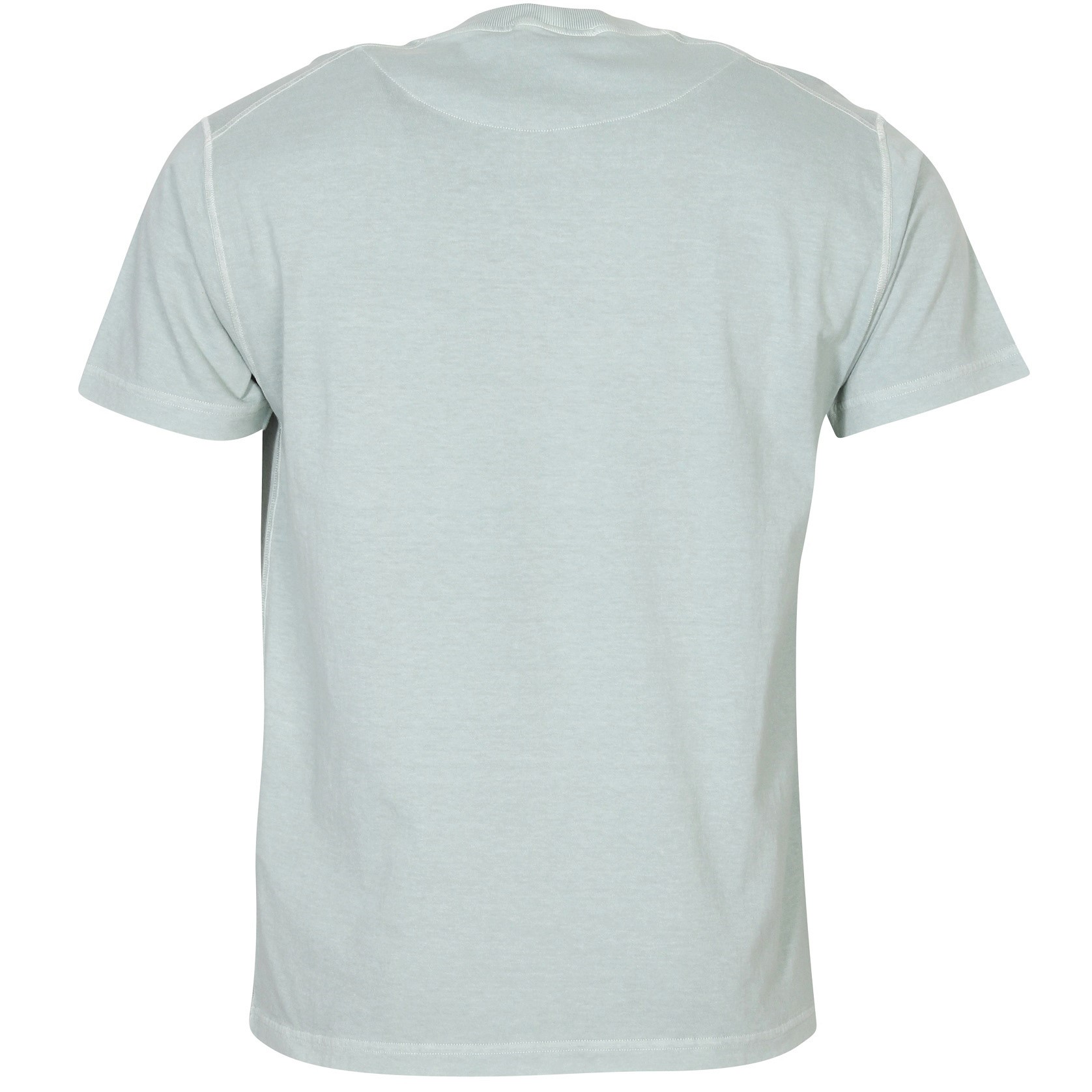 STONE ISLAND Pocket T-Shirt in Washed Sky Blue L